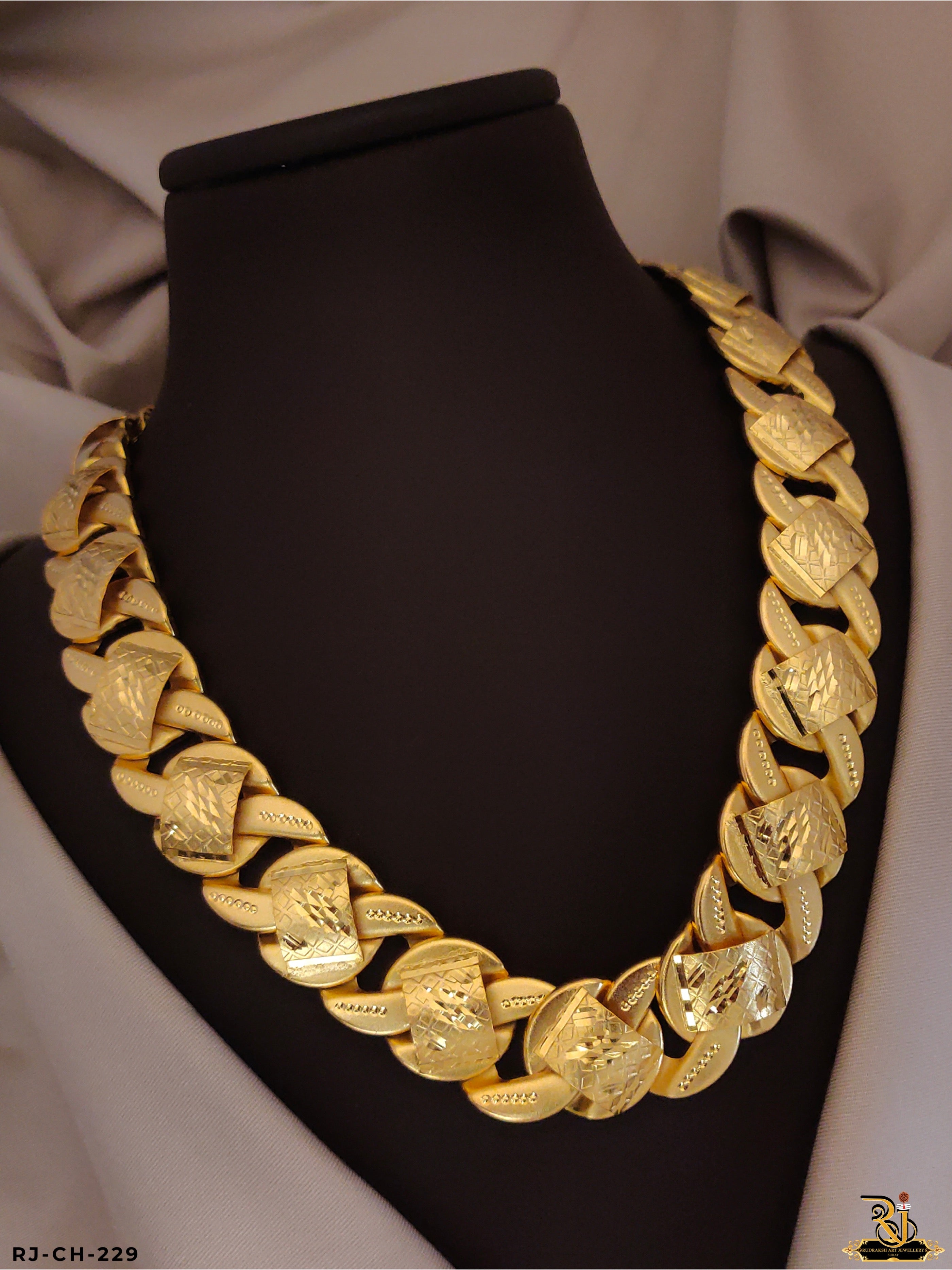 Gram Gold Chain Design Long Thick Chain Necklace One Gram Gold