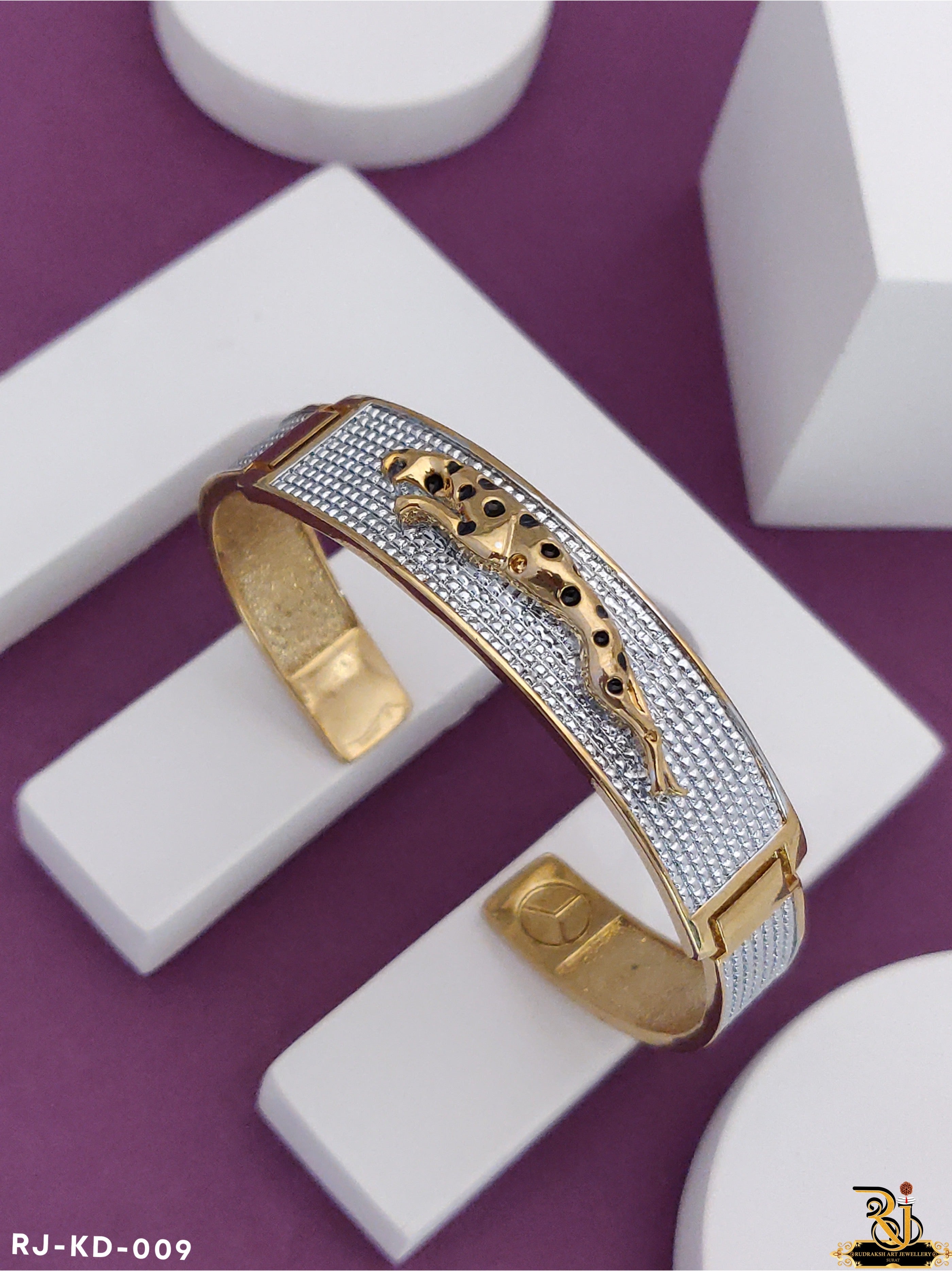 Superior Diamond Look Jaguar Kada for Men-KD-009