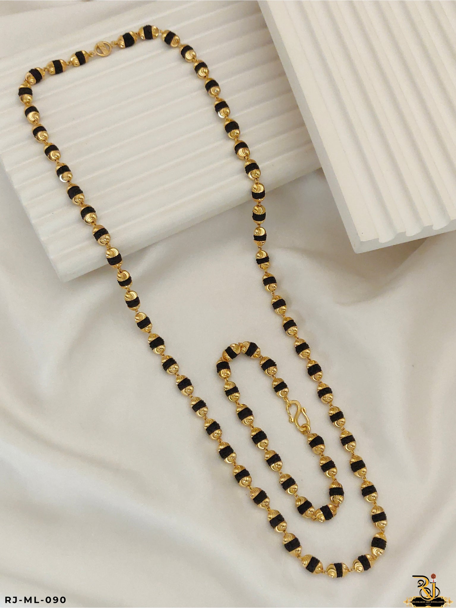 Authentic Rudraksha Combo  Rudraksha Mala & Bracelet Set ML-089