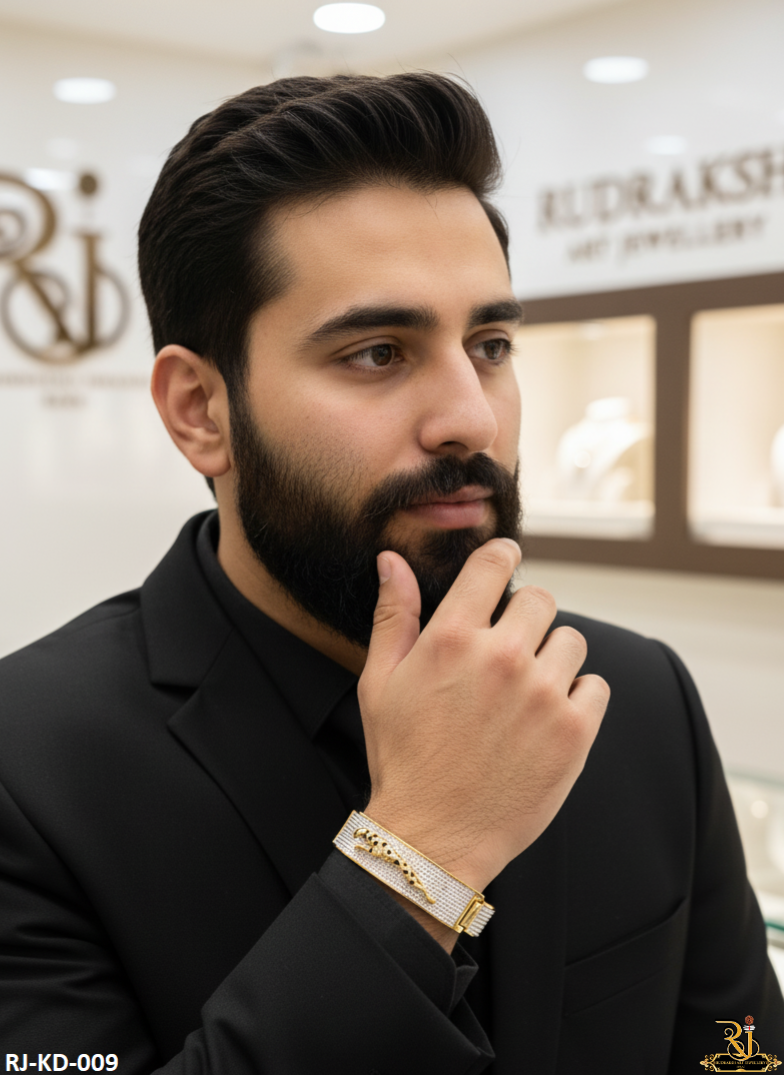 Superior Diamond Look  Jaguar Kada for Men-KD-009