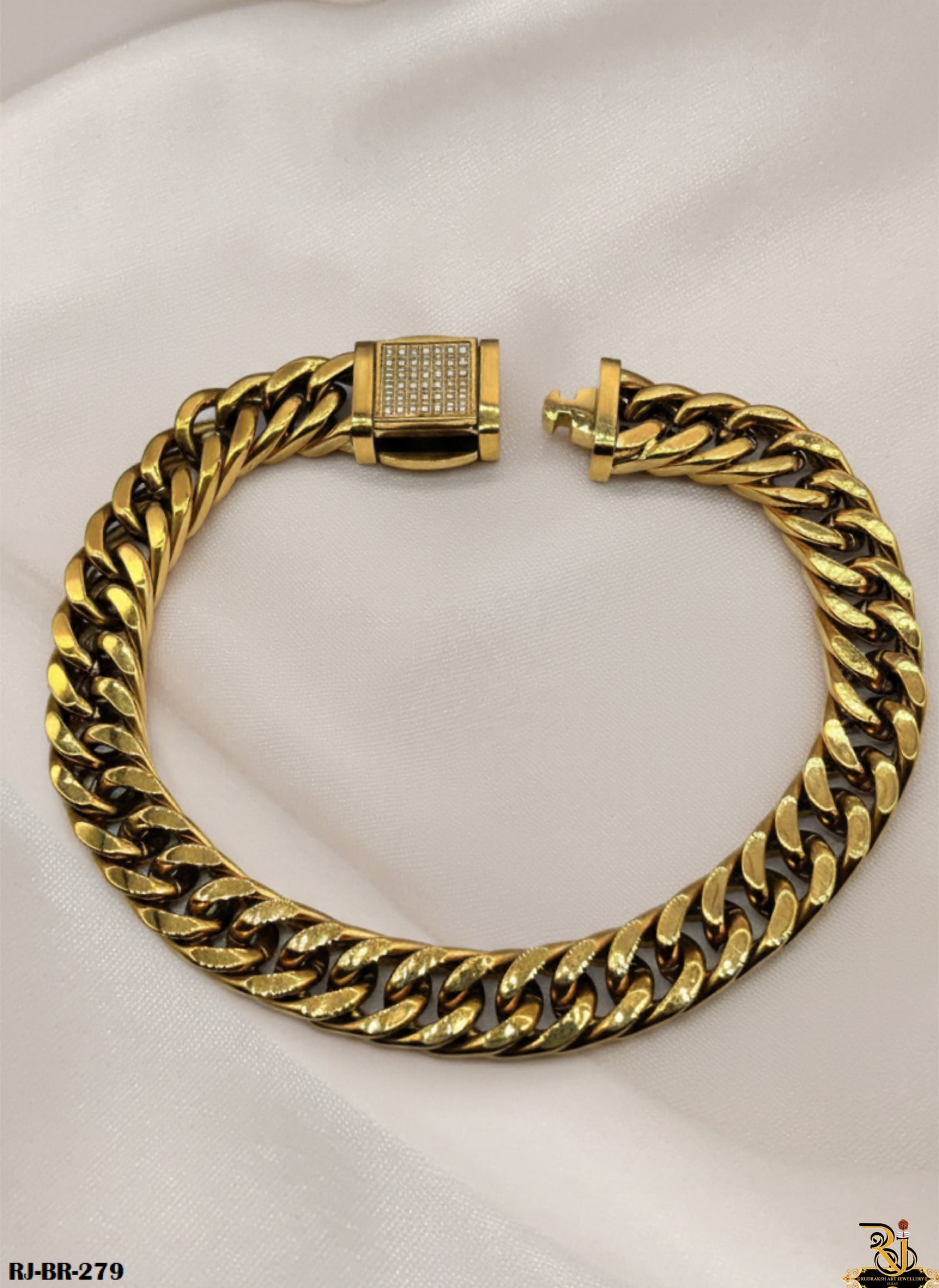Elegant Hip Hop Cuban Bracelet For Men's-BR-279