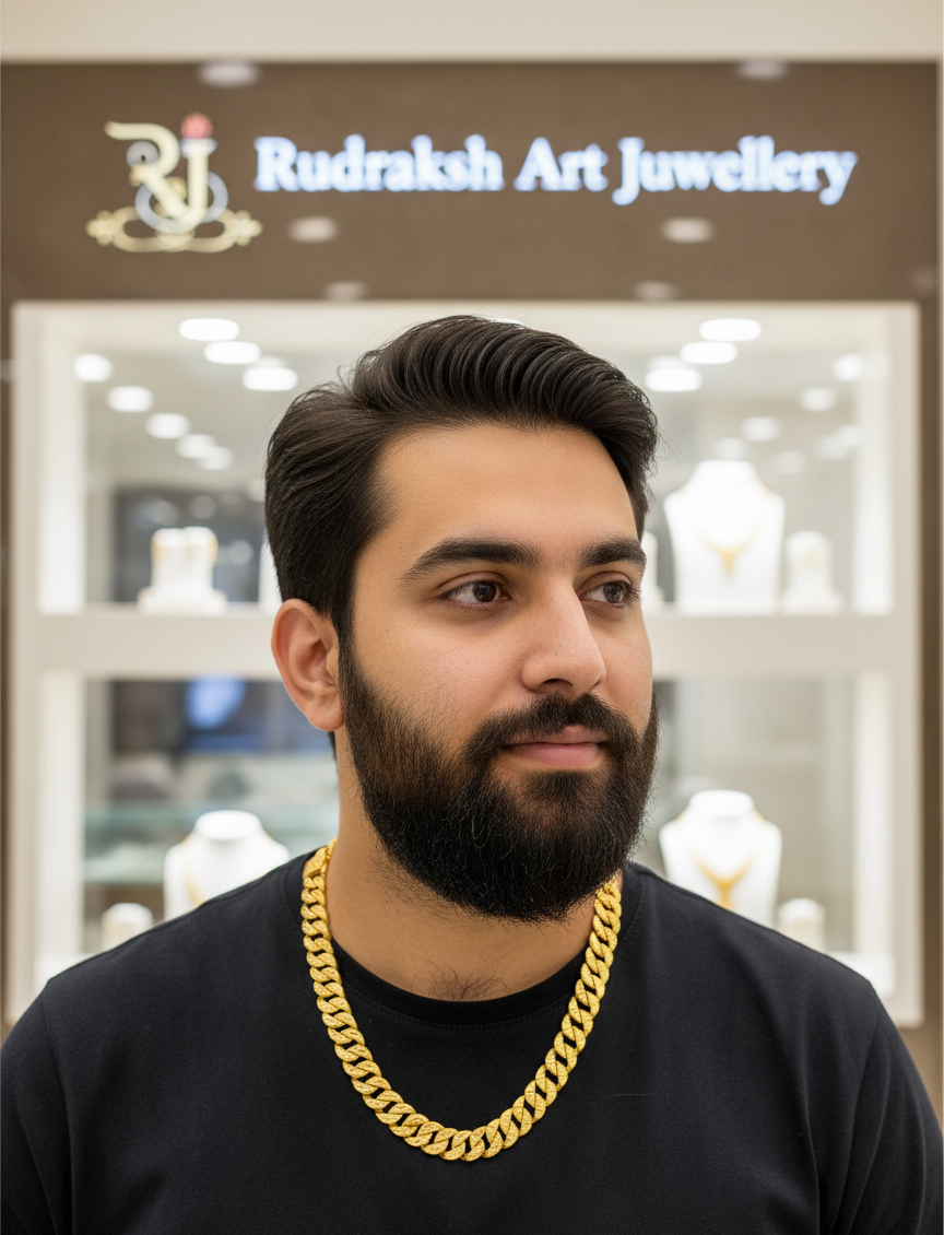 Classical Singapuri Pokal Chain For Men-1 CH-105