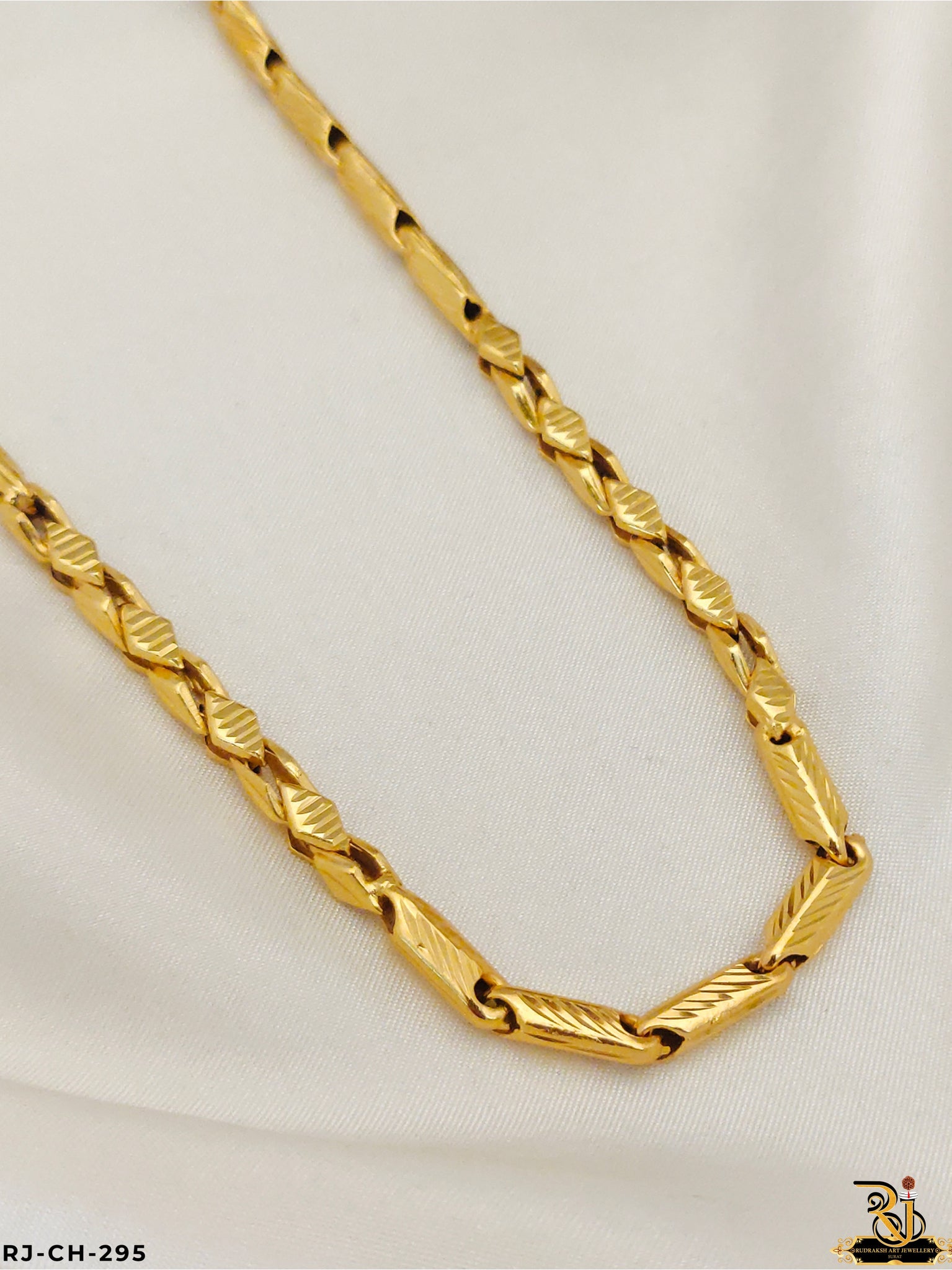 Imperial Elegant Kajukatri Gold Plated Chain For Men's-CH-295