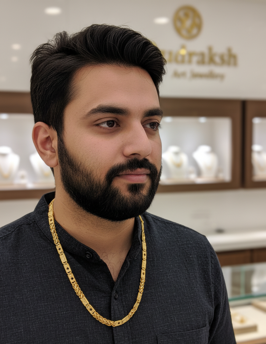 Classical Nawabi with Pokal Chain for Men-1 CH-117