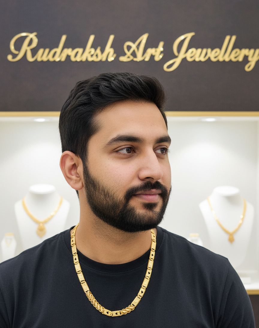 Classical Nawabi with Pokal Chain for Men-4 CH-120