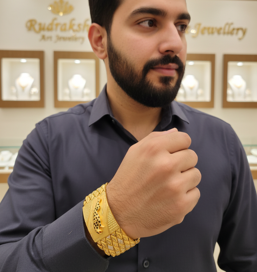 Exclusive Jaguar Logo Men’s Fashion Bracelet BR-124