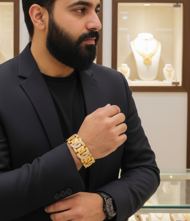 Cartier jaguar Logo Men’s Fashion Bracelet BR-134