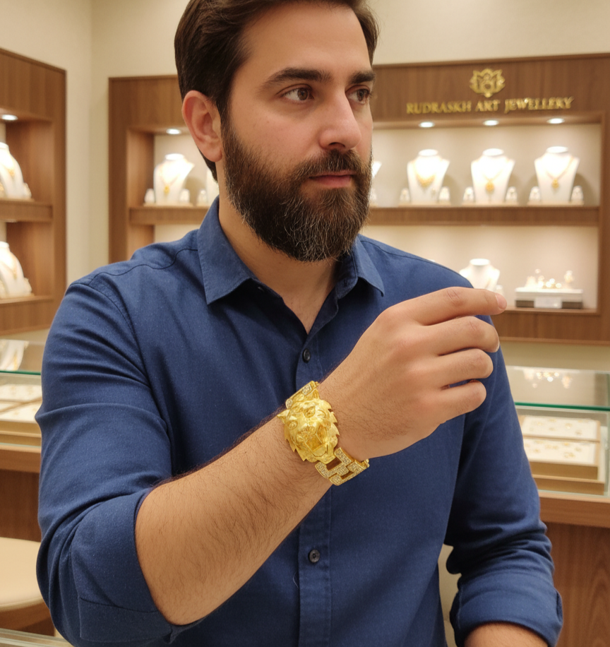 Most Luxurious and Fascinating Jaguar Bracelet for Men's-BR-200