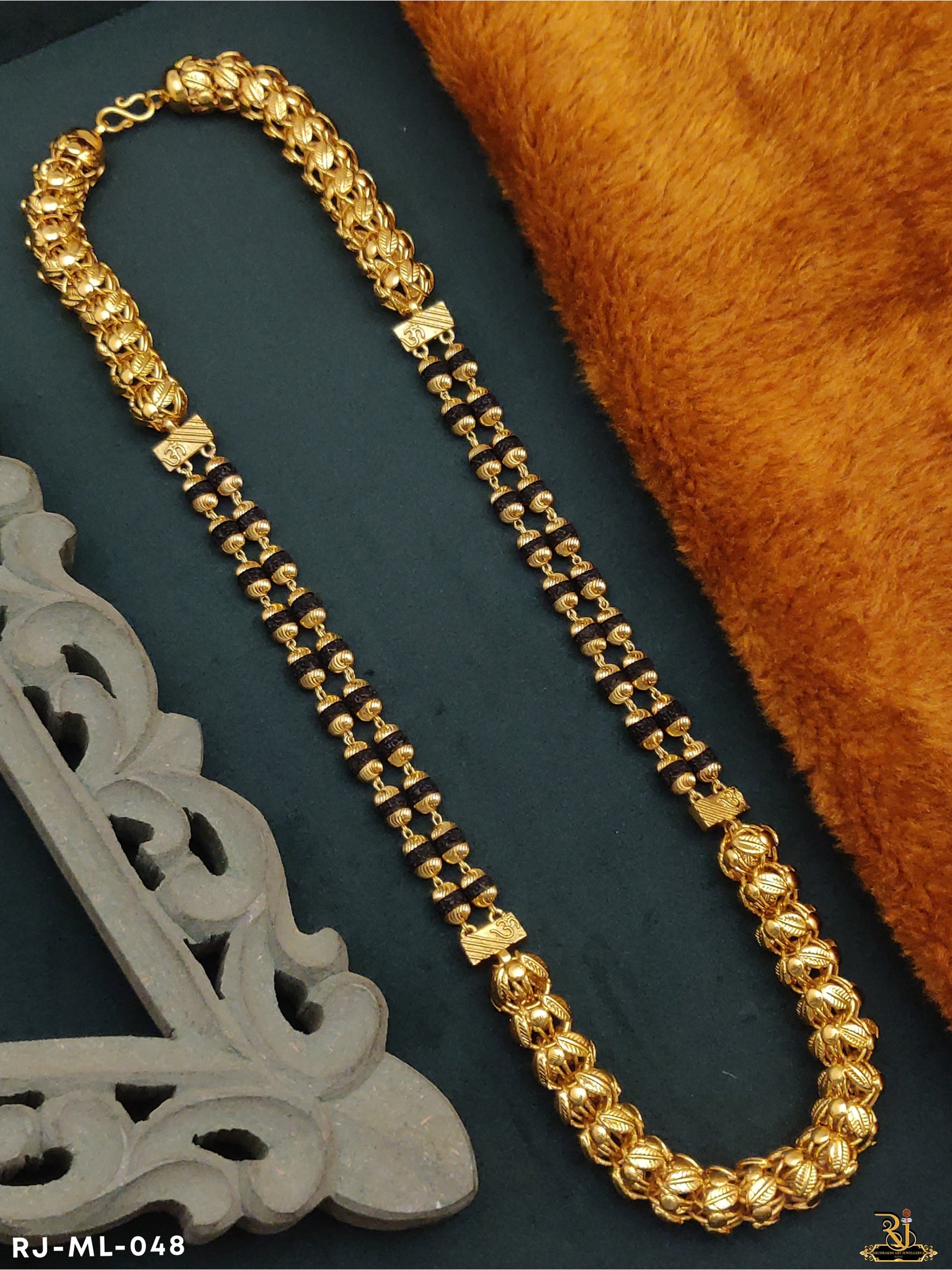 Exclusive Design By Chain With Rudraksh Mala ML-048