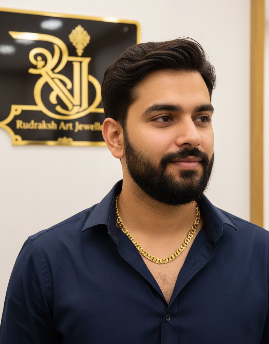 Gleaming Round with Oval kadi Chains For Men's-CH-284
