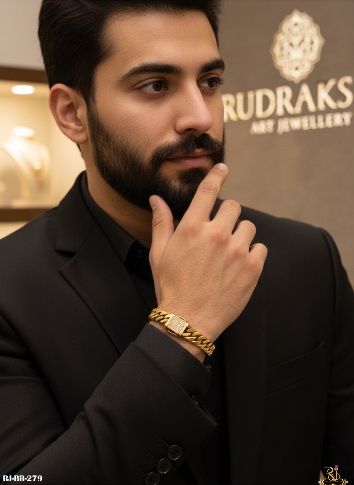 Elegant Hip Hop Cuban Bracelet For Men's-BR-279