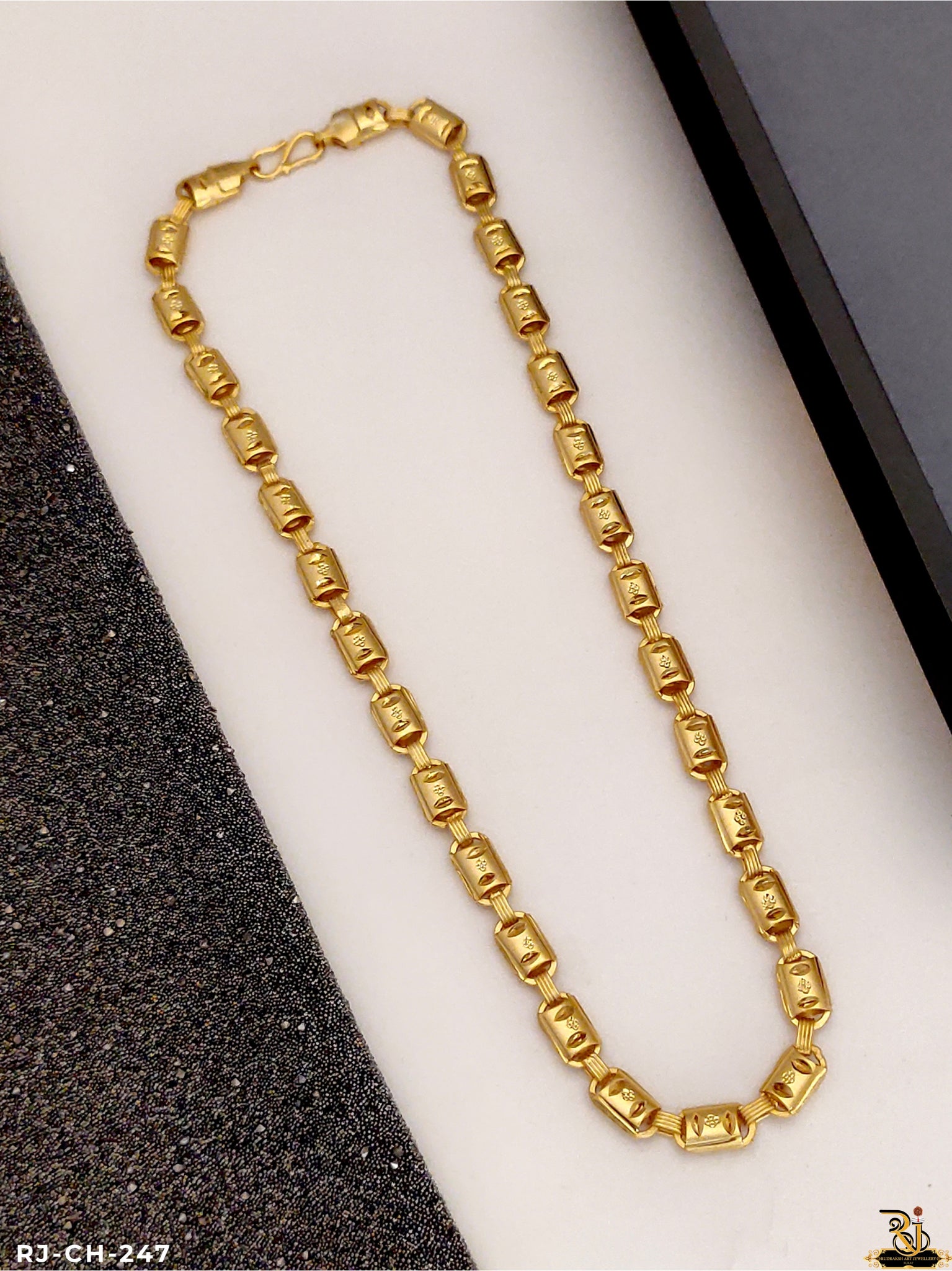 Exclusive Design Gold Pleted Indo Bridge Chain CH-247