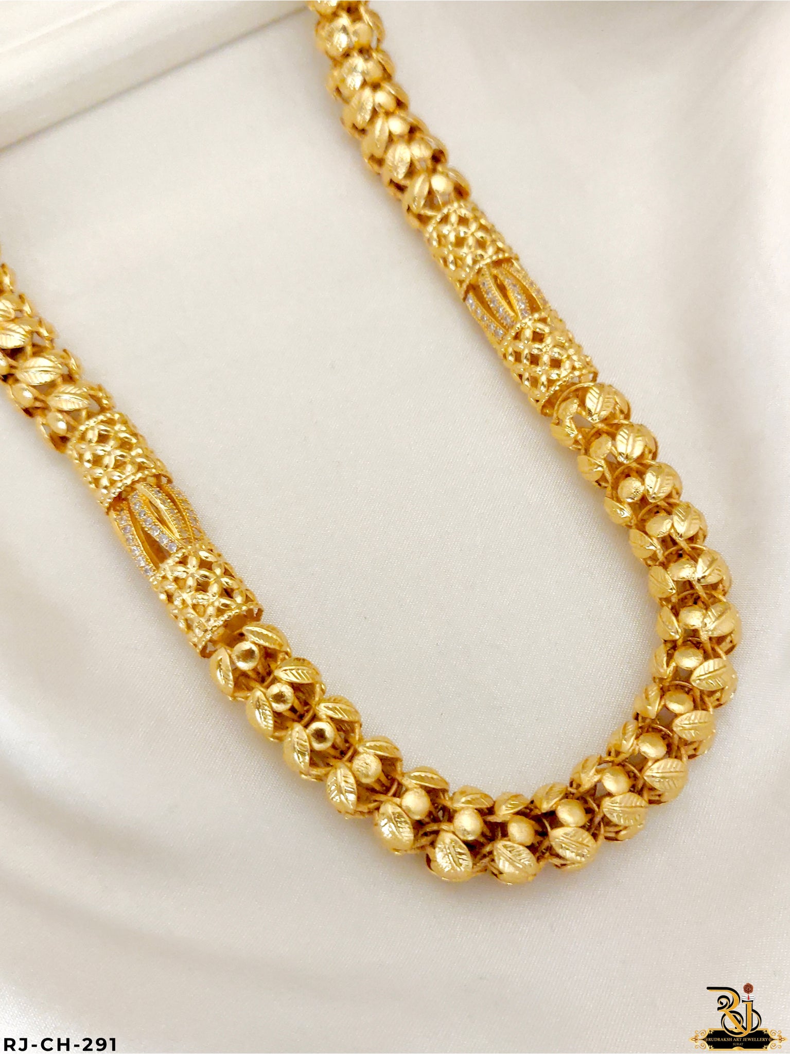 Luxurious Reflect Big Gold Plated Chain For Men's-CH-291