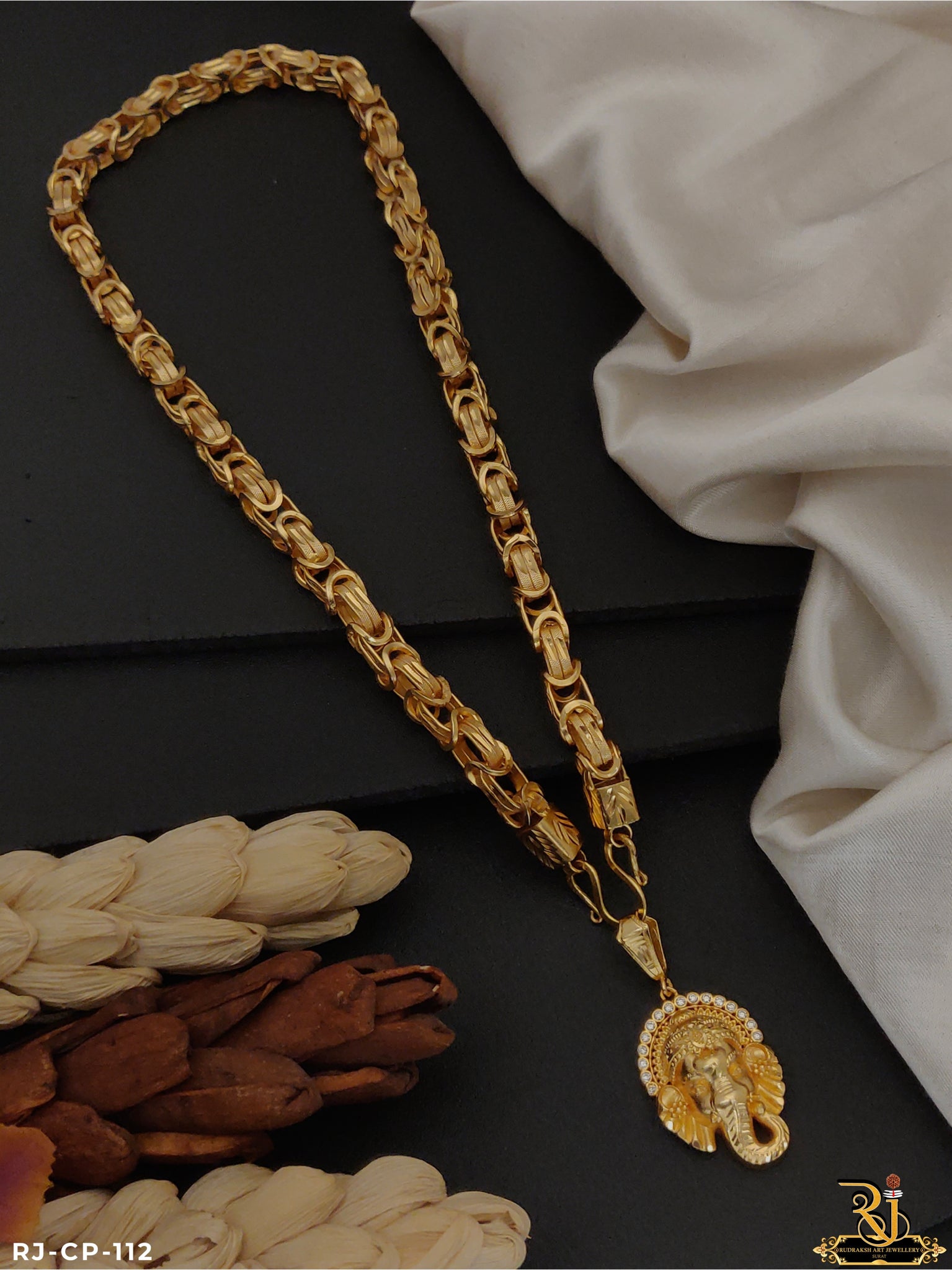 Kadi Design Exclusive Dual Kadi Design Chain With Ganesh Ji Pendant CP-112 ...