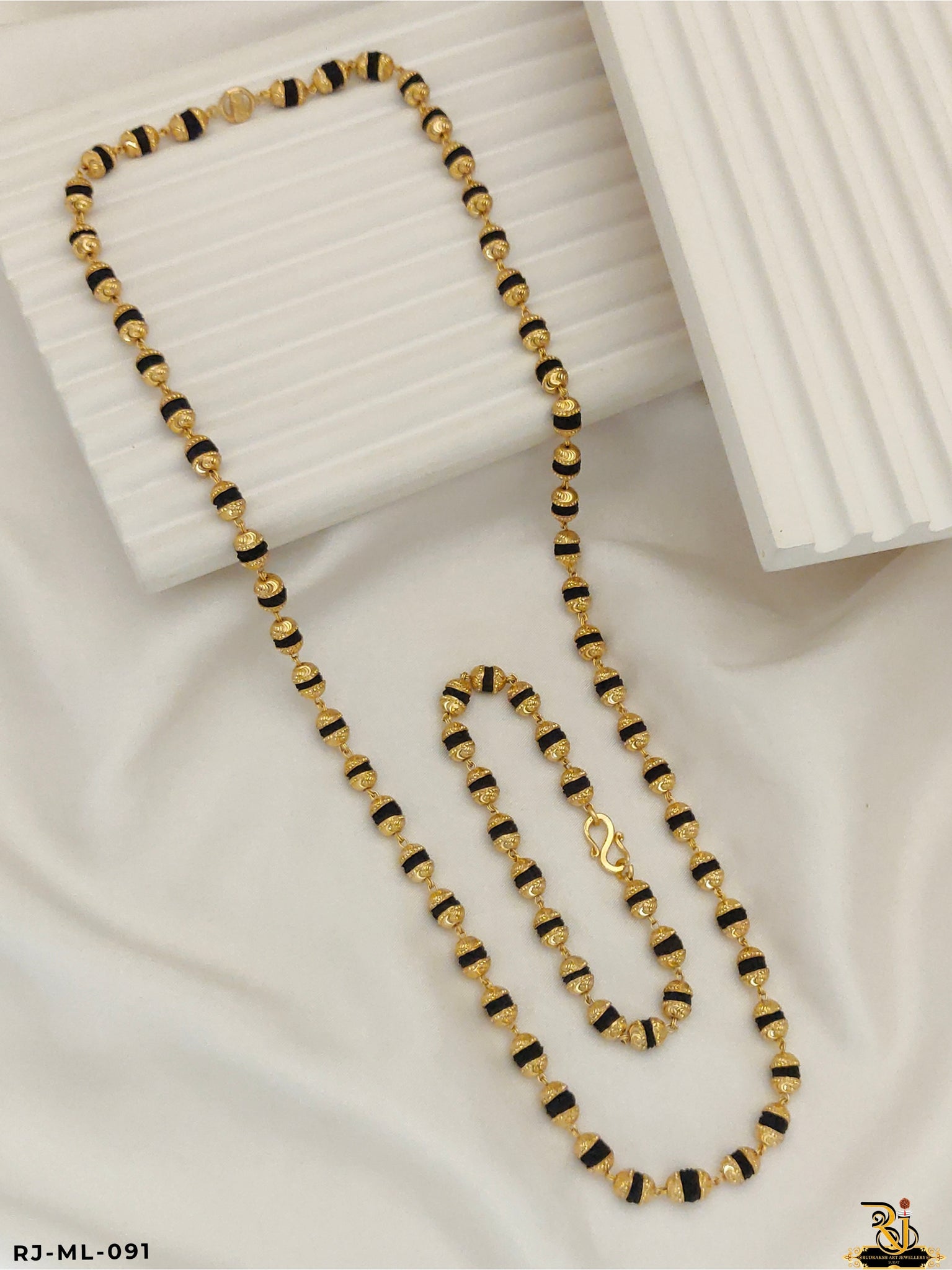 Power of Shiva Rudraksha Mala with Matching Bracelet ML-090
