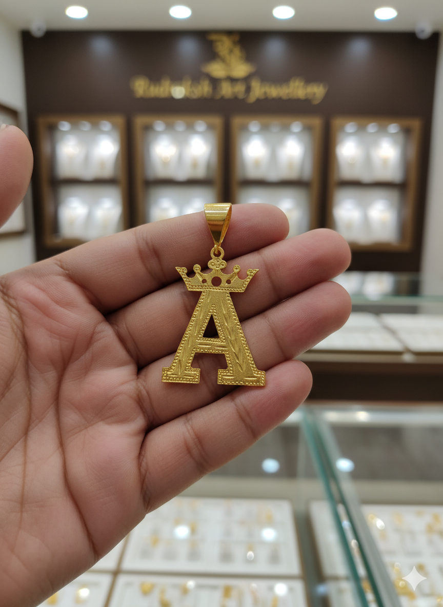 A Latter Men’s Fashion Logo Pendant PD-191