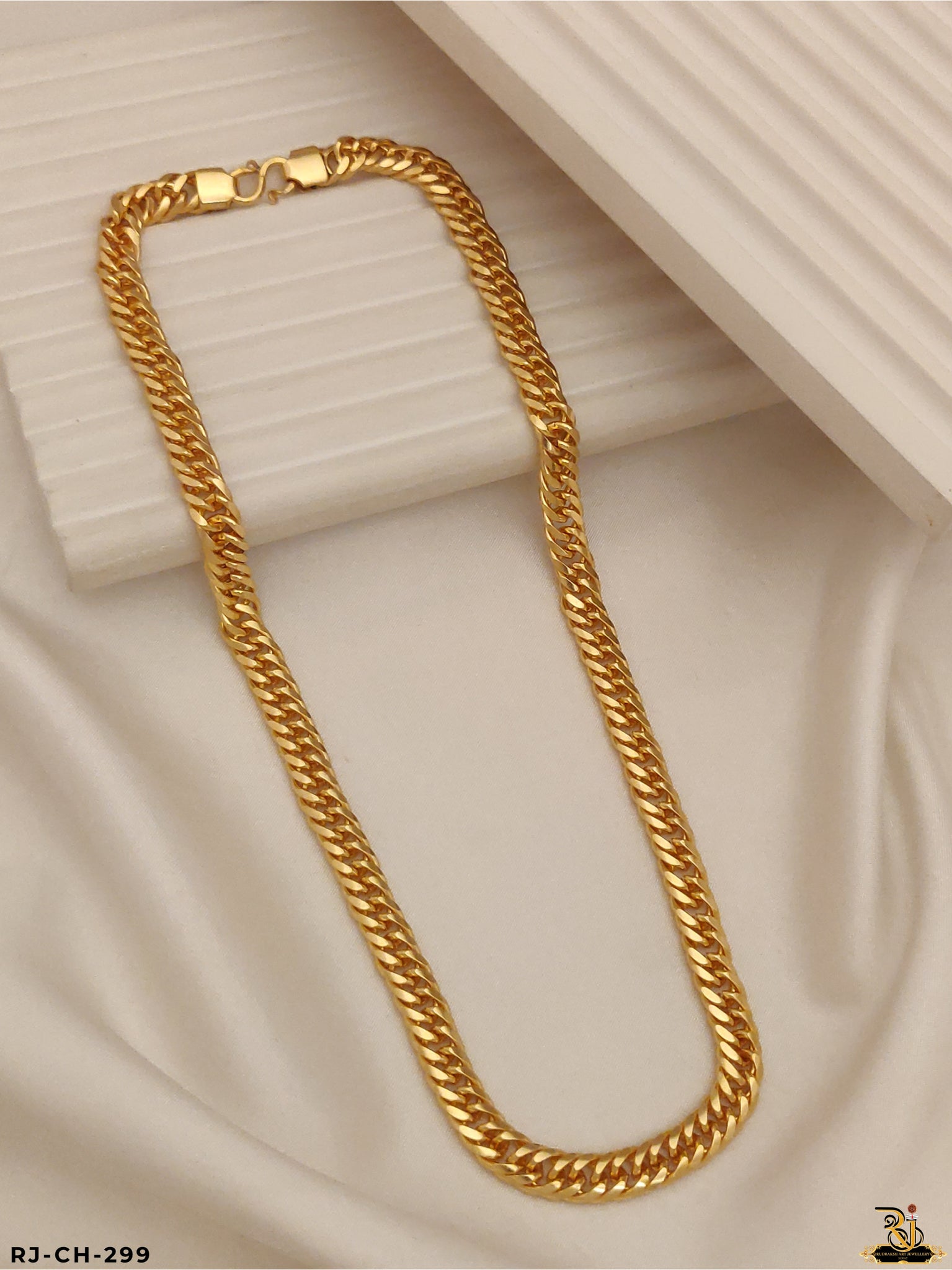 Timeless Treasure Sachin Gold Plated Chain For Men's-CH-299
