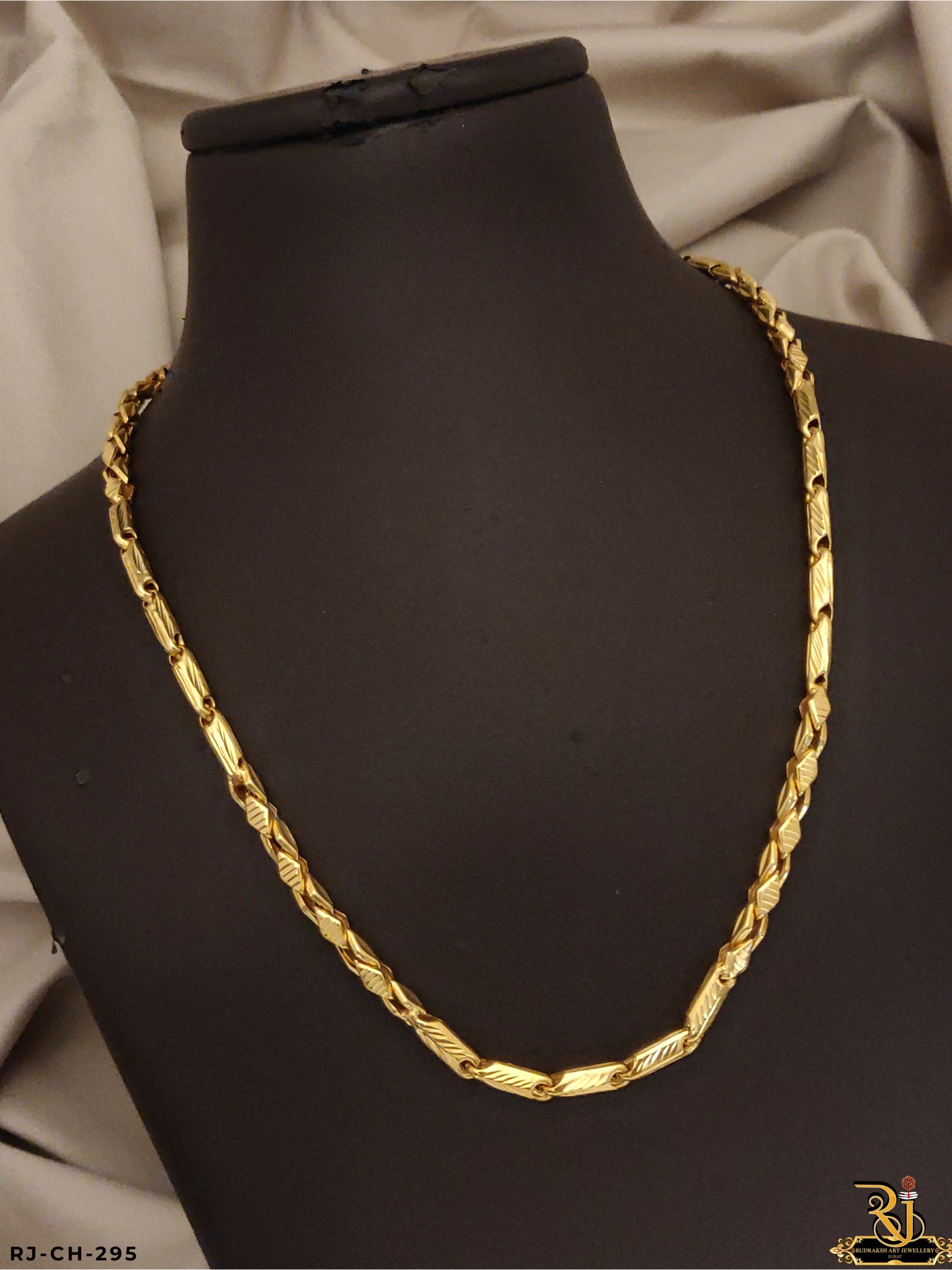 Imperial Elegant Kajukatri Gold Plated Chain For Men's-CH-295