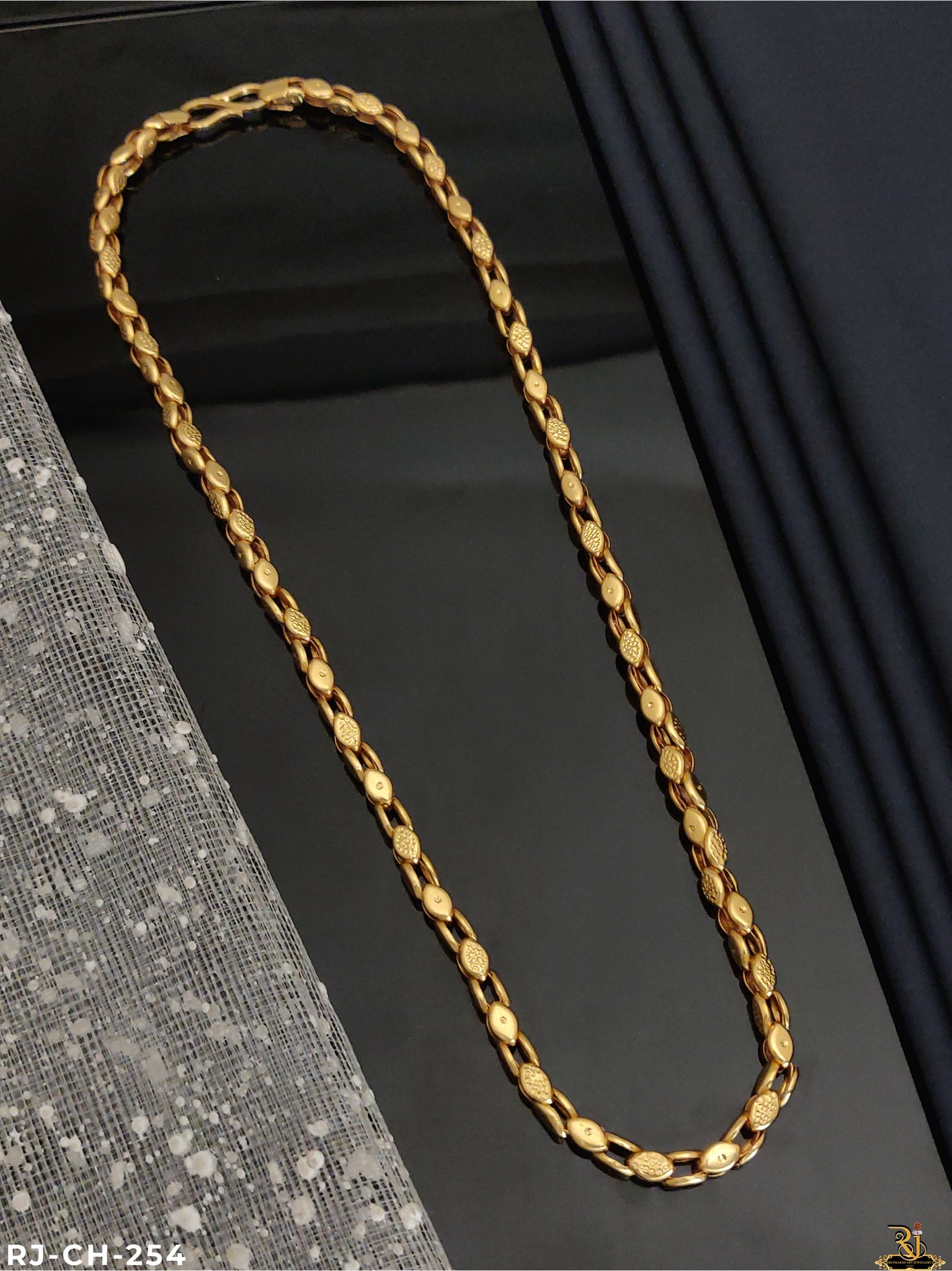 High Gold Pleted Men's Fashion Design Gold Pleted Italian Chain CH-255