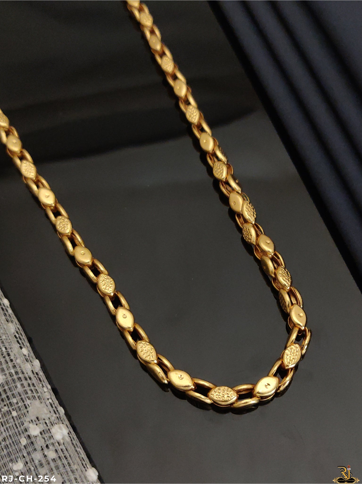 High Gold Pleted Men's Fashion Design Gold Pleted Italian Chain CH-255