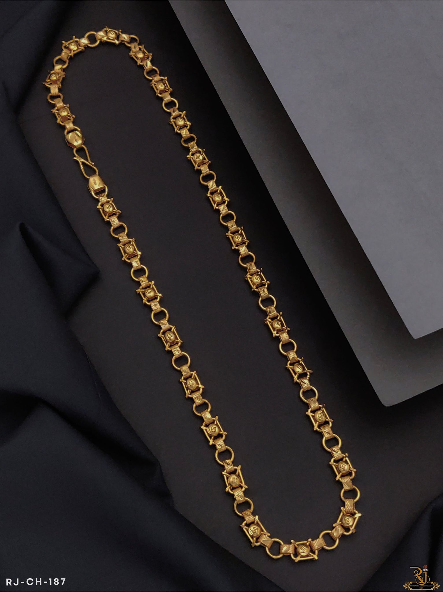 Delicate New Gold Pleted Chain for Men (CH-187)