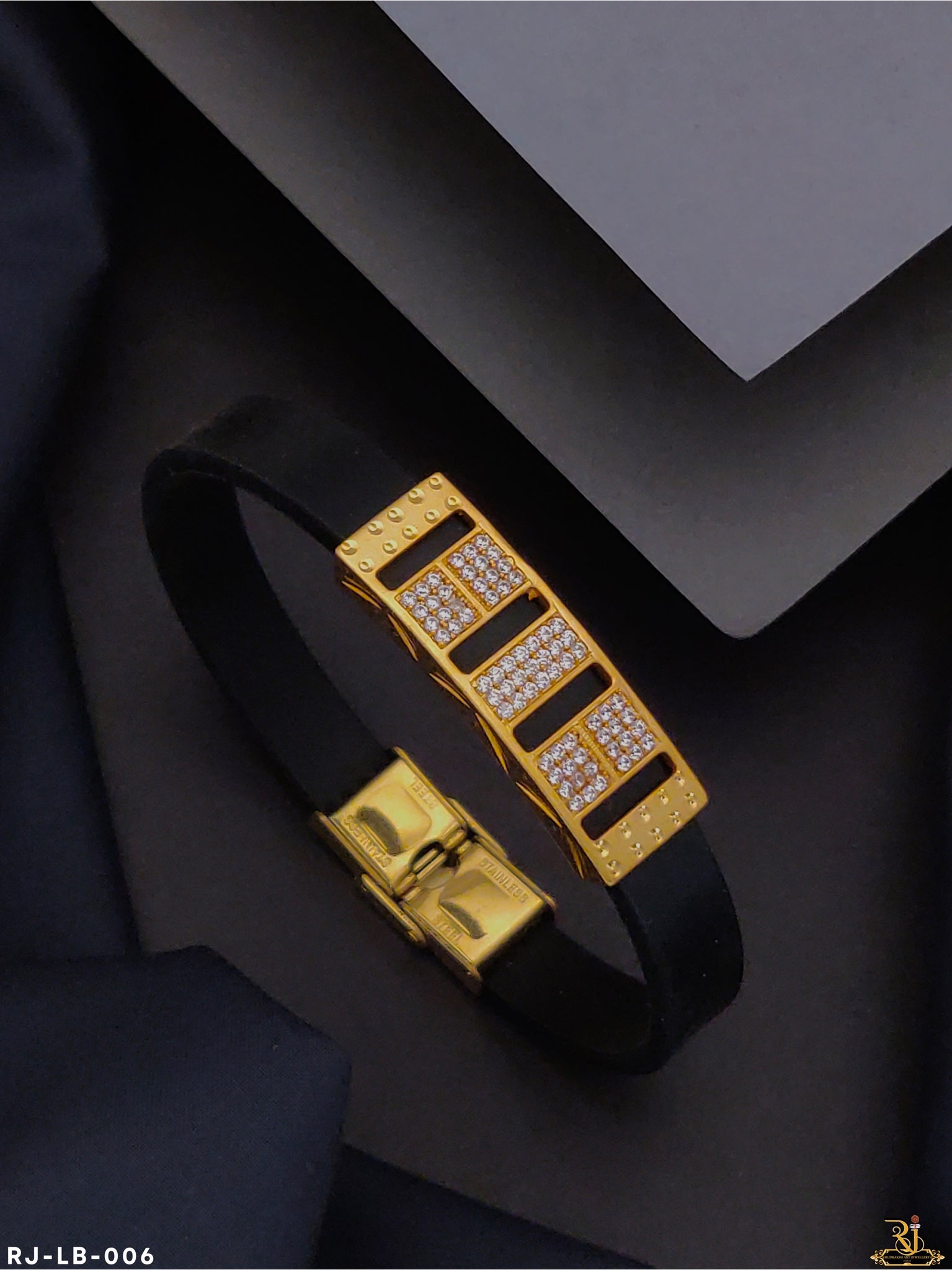 Freemen Jaguar round ad gold plated Bracelet for Men - FMGB120 – Freemen®