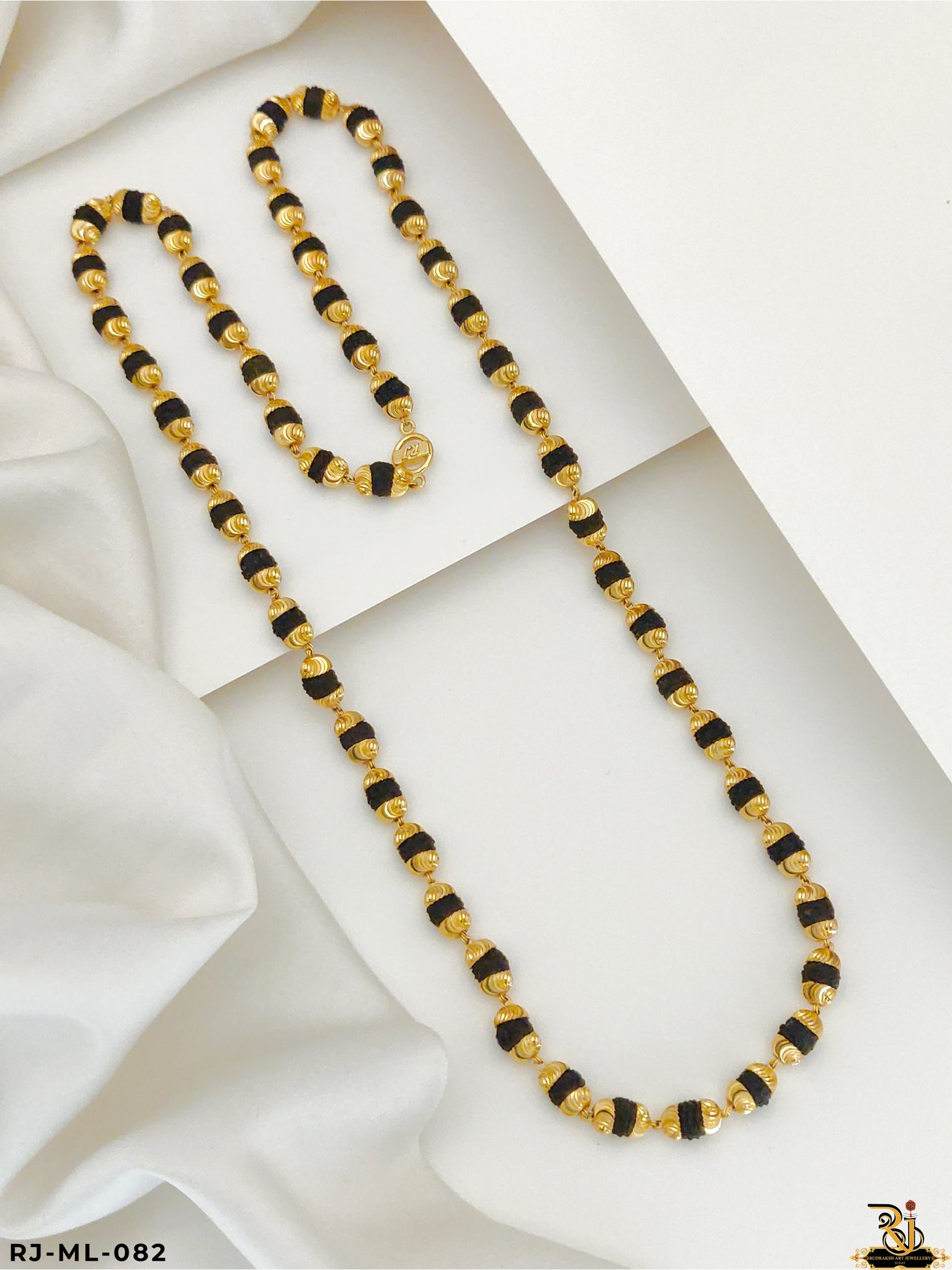 Divine Beads of 5 Mukhi 6mm Rudraksh Mala for men's-ML-082