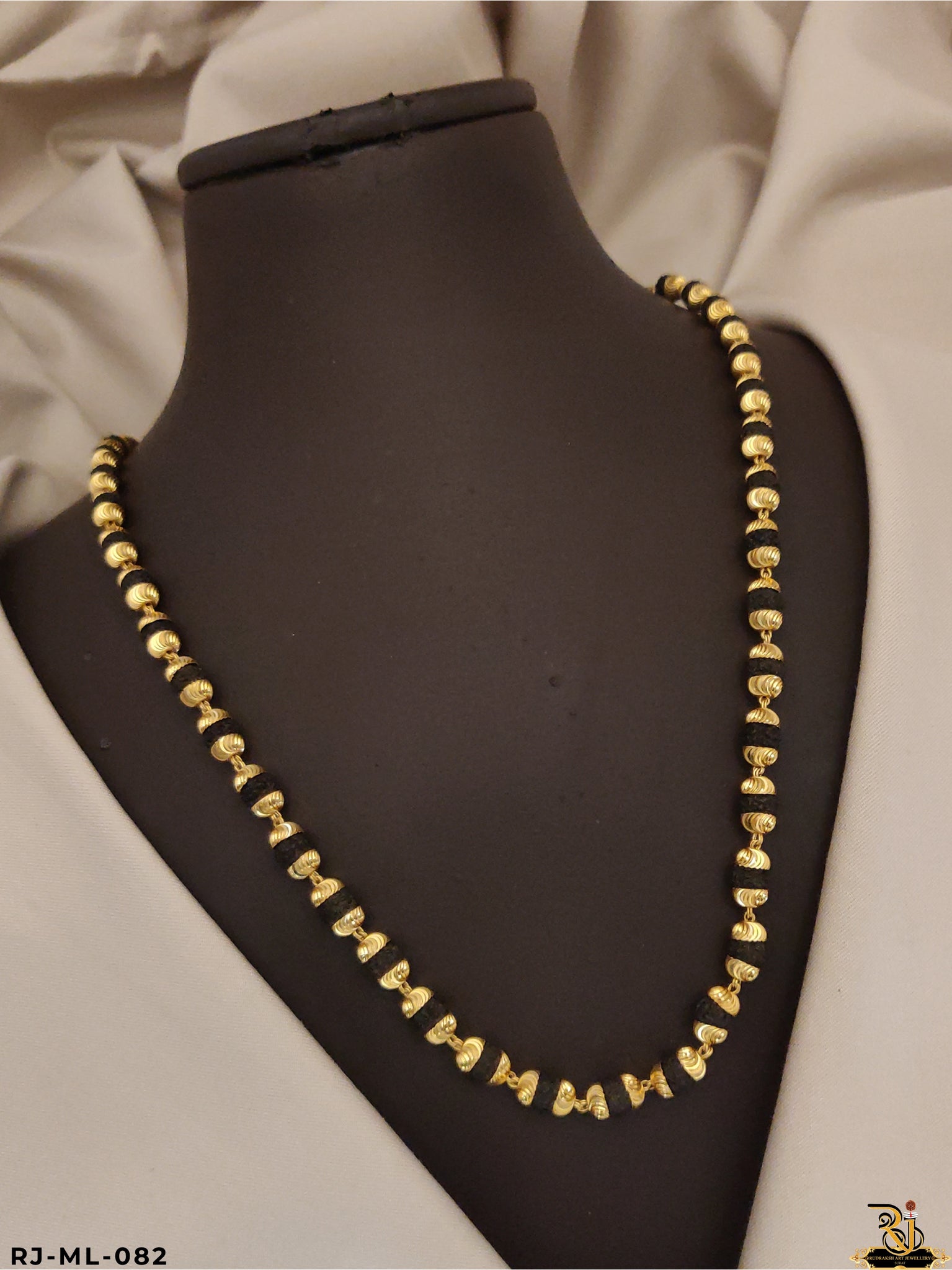 Divine Beads of 5 Mukhi 6mm Rudraksh Mala for men's-ML-082