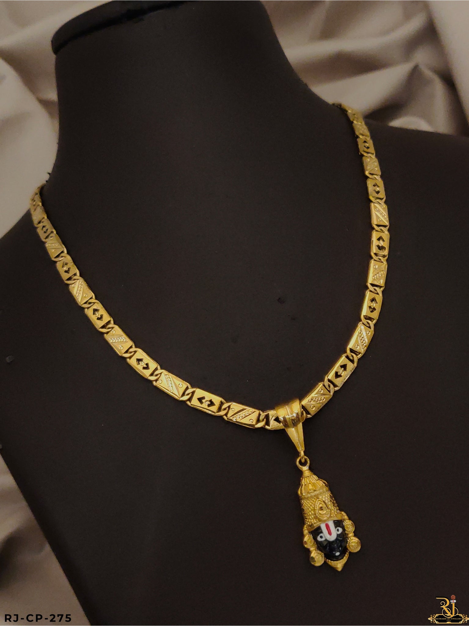 Shree Balaji Divine Pendant With Biscuit Chain for Men's CP-275