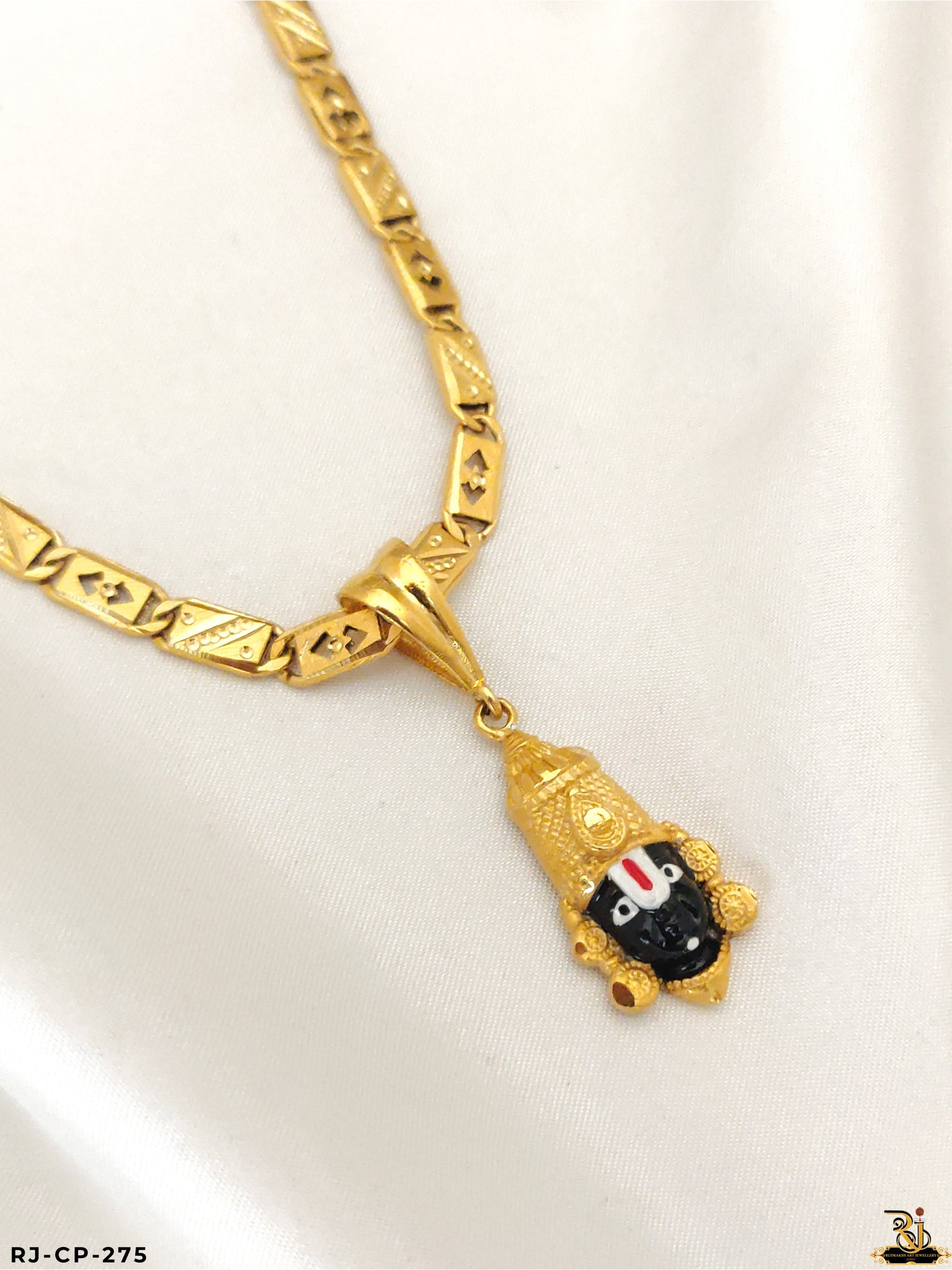 Shree Balaji Divine Pendant With Biscuit Chain for Men's CP-275