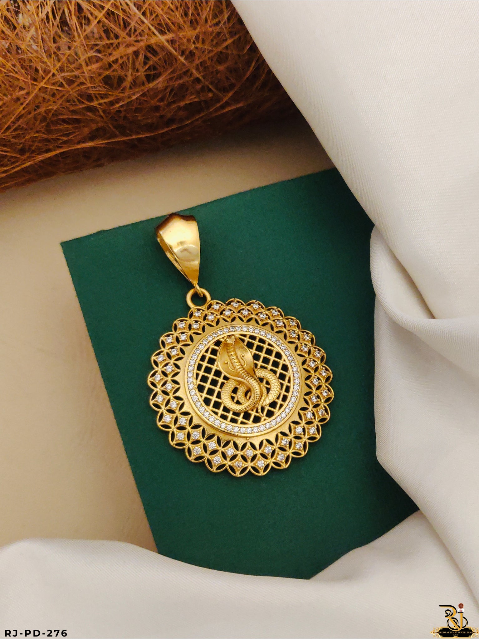 Devoted and Mesmerizing Diamond Goga Maharaj Pendant For Men's-PD-276
