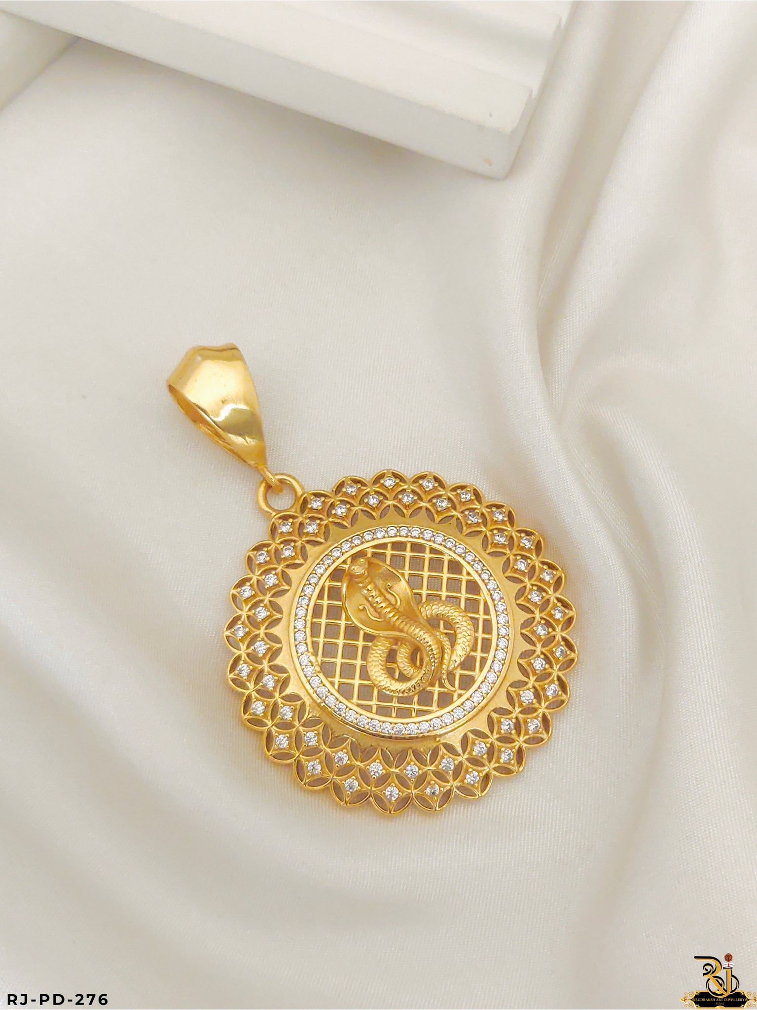 Devoted and Mesmerizing Diamond Goga Maharaj Pendant For Men's-PD-276
