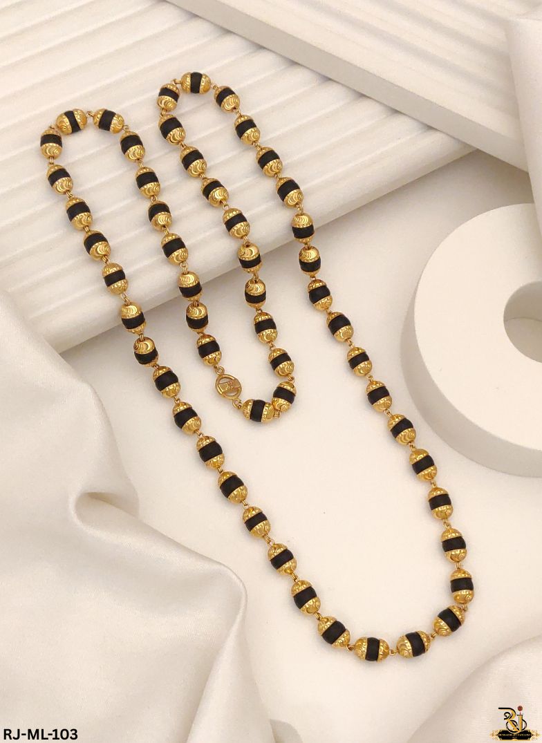 Classical Harmony and Spiritual Karungali Mala For Men's-ML-103