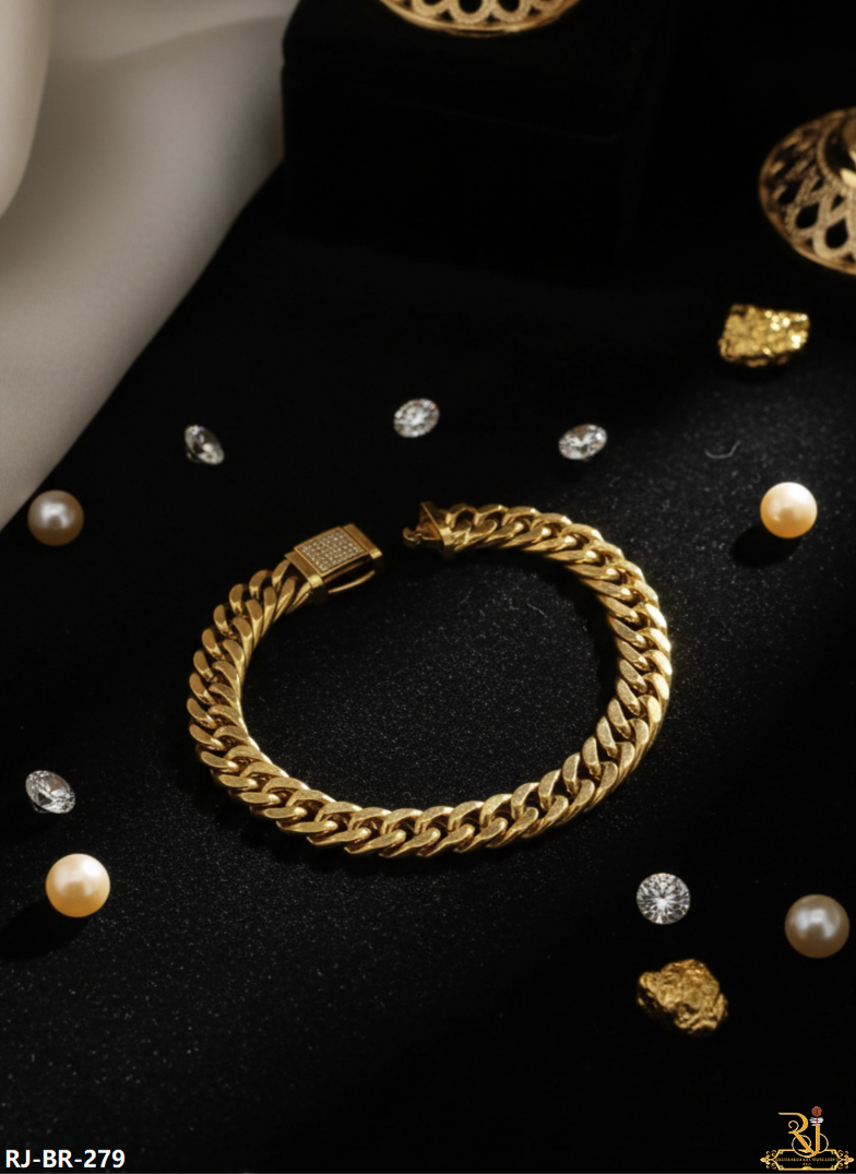 Elegant Hip Hop Cuban Bracelet For Men's-BR-279