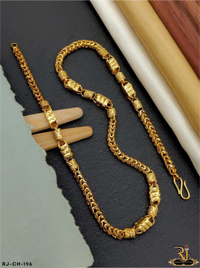 classical Fashion indo Desing Gold Pleted Chain CH-196