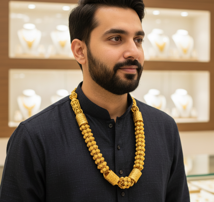 Jumbo Rajwadi Cape with Spring Chain for Men CH-056