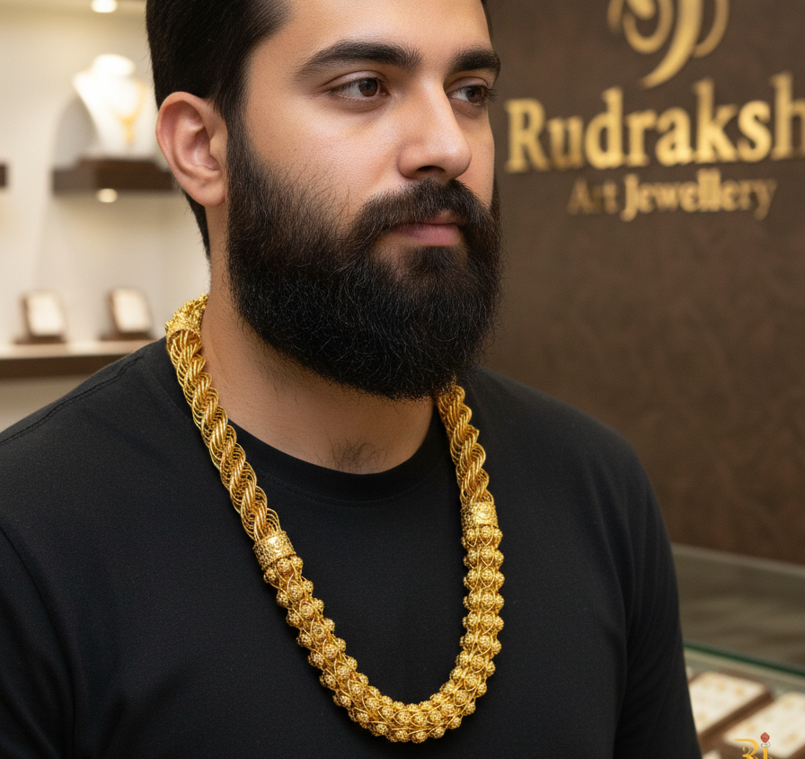 Exclusive Design Dual face Cap With Rasa Design Chain CH-217