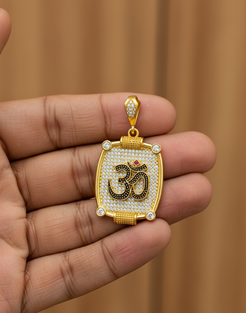 Superior Design Nice Looking Men’s Fashion Om Pendant PD-131