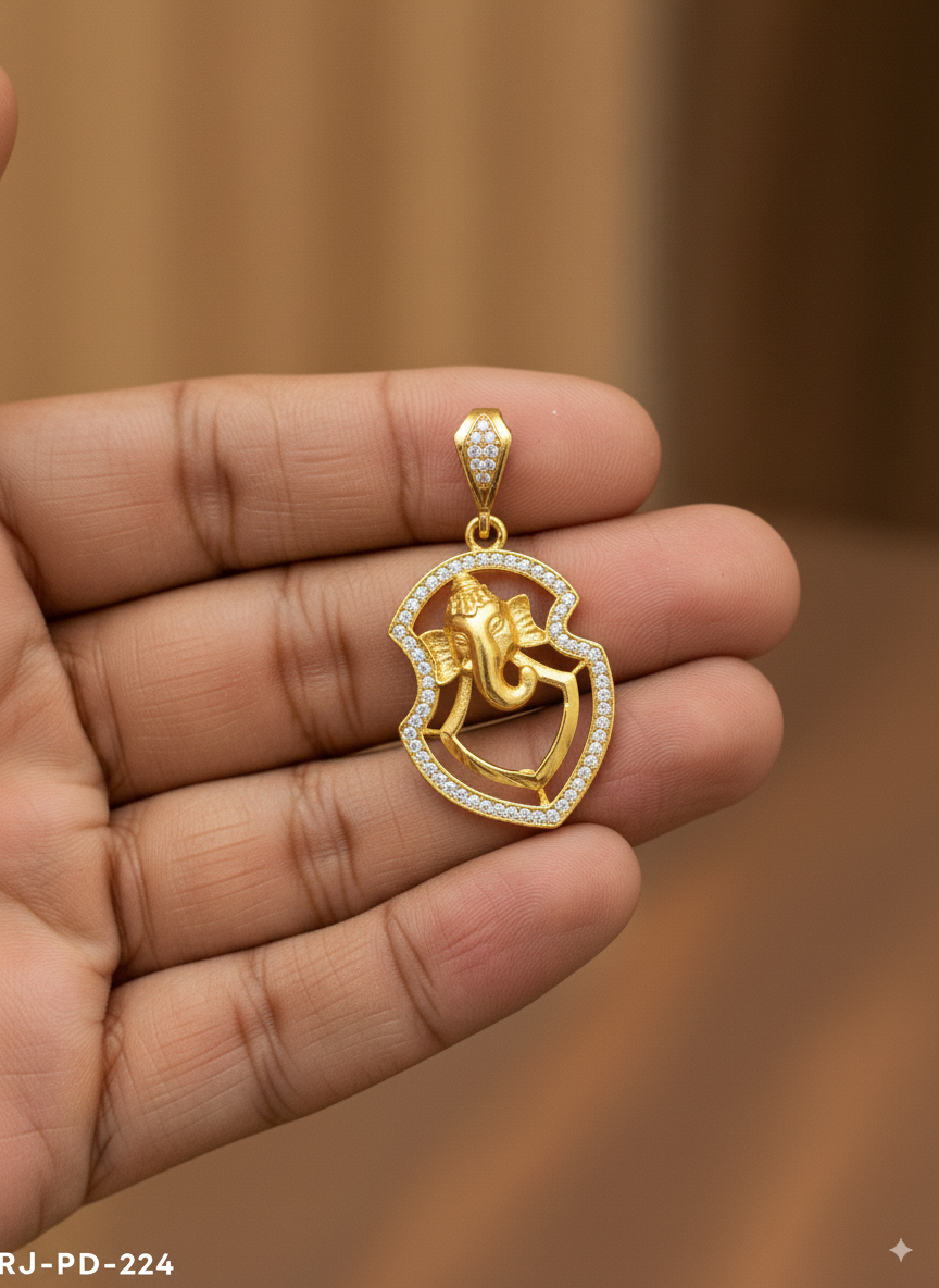 Different Design Of Shree Ganesh Ji Pendant PD-216