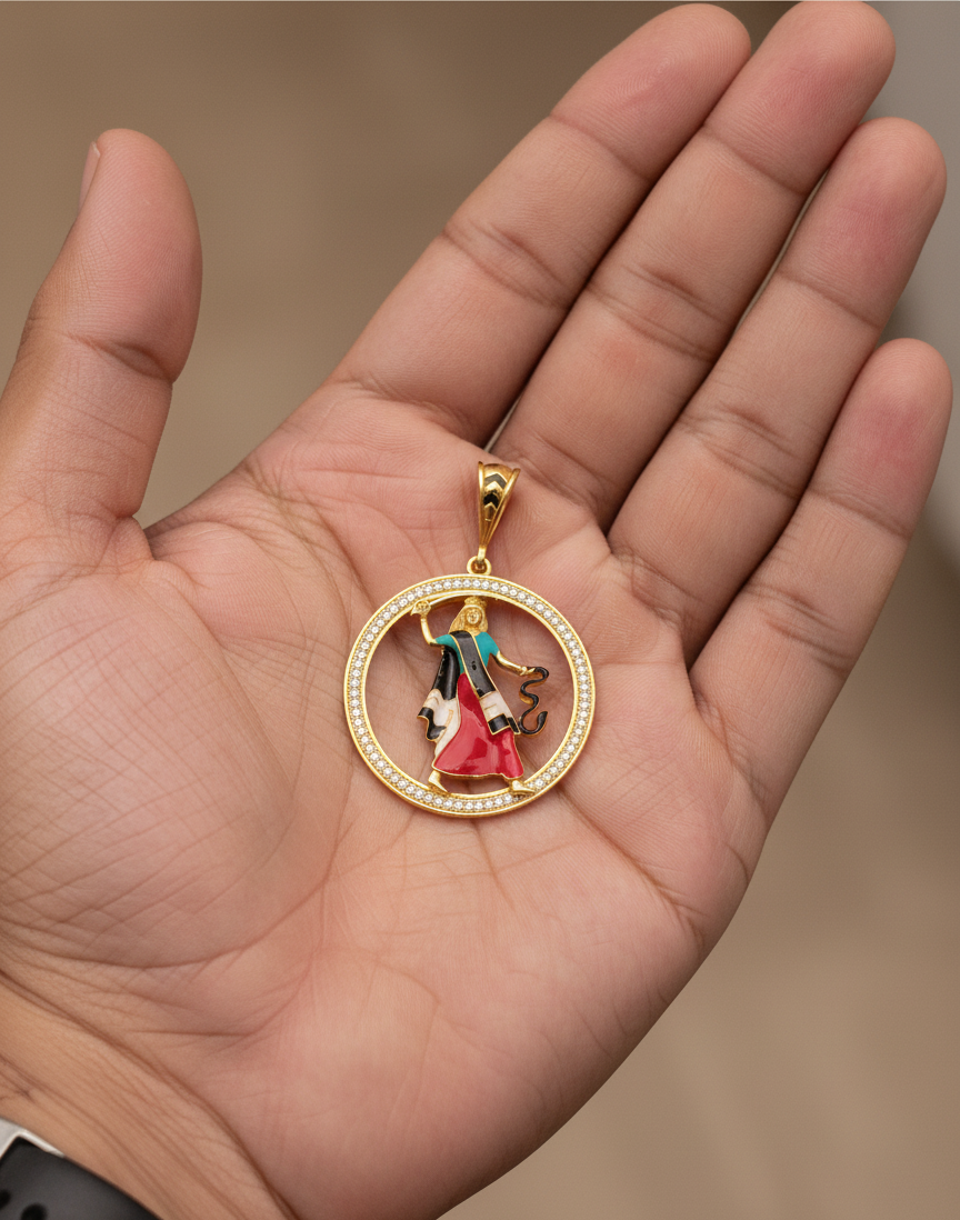 High Quality Design ma Mogal Design Gold Pleted Pendant PD-234