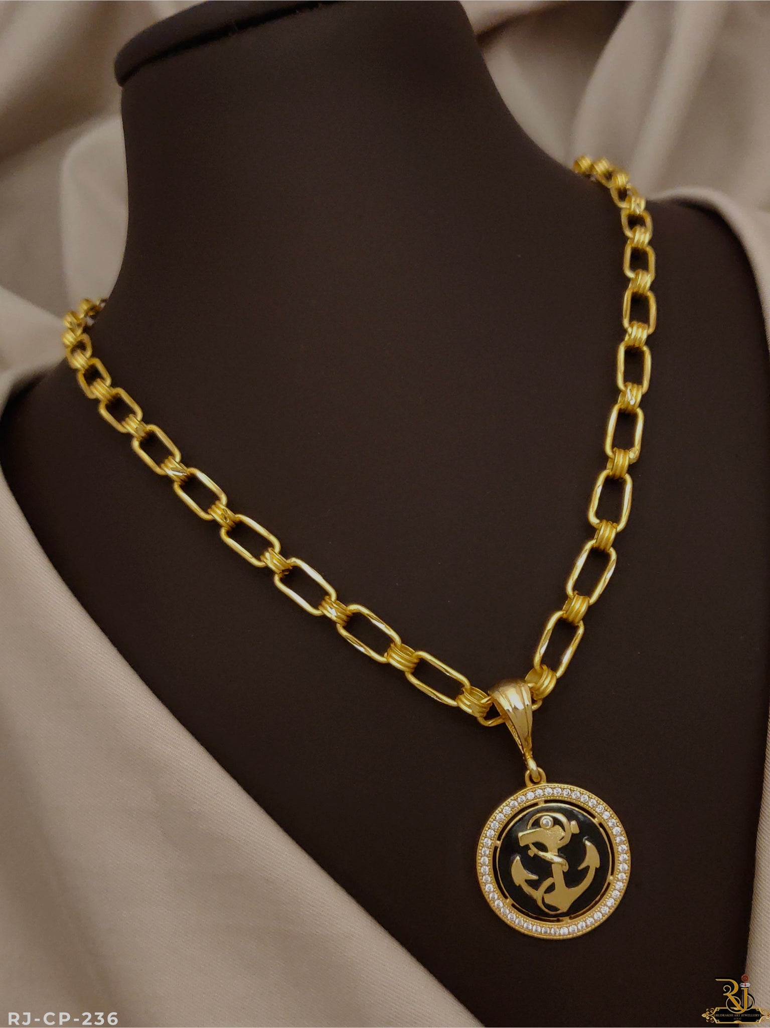 Kadi Design Superior design anchor logo with nice Kadi design chain with pendant c ...