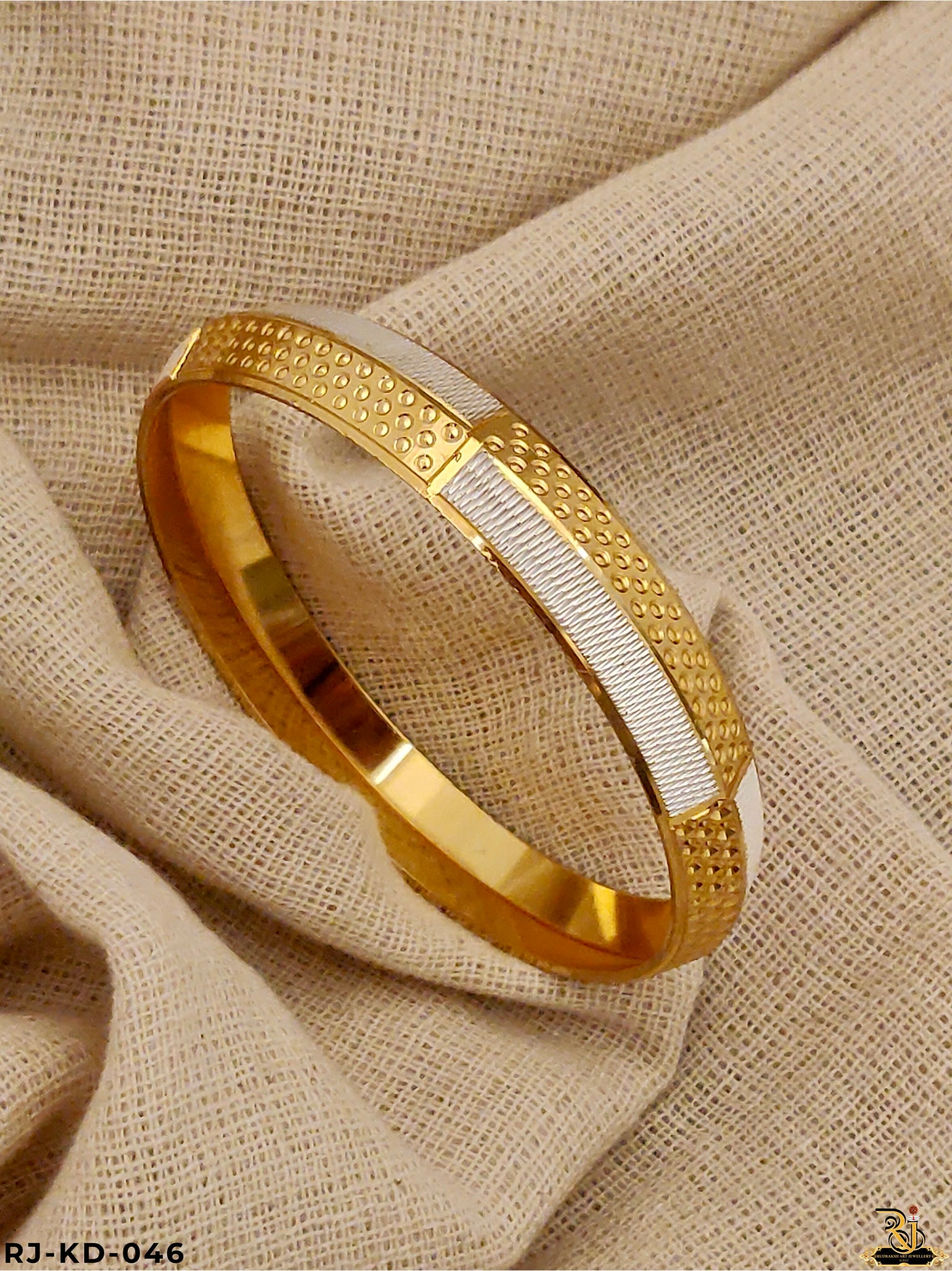 Jewellery Jaguar Gold Kada Gold Plated Jaguar Gold Kada Design