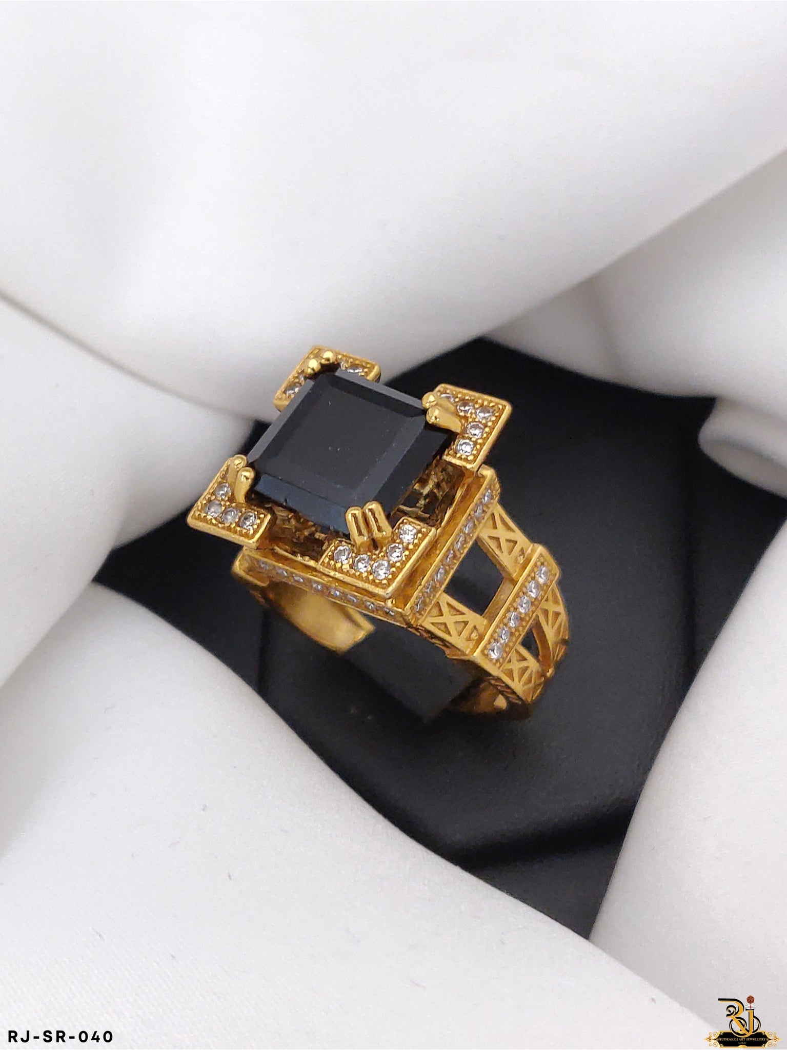 Gold Cubic zirconia & 18kt gold-plated ring | Bottega Veneta | MATCHES UK