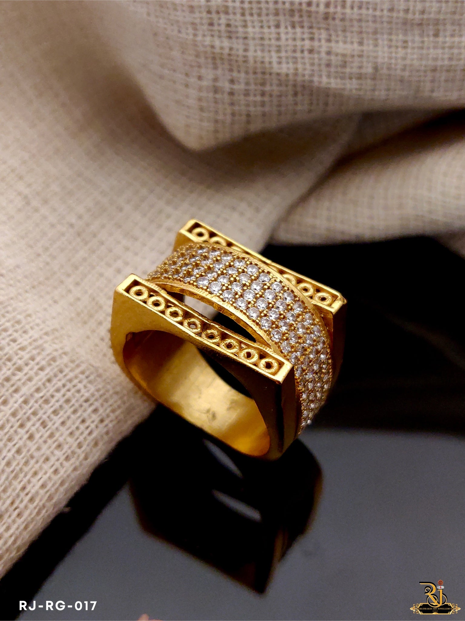 Exclusive Diamond Ring for Men-5 RG-017
