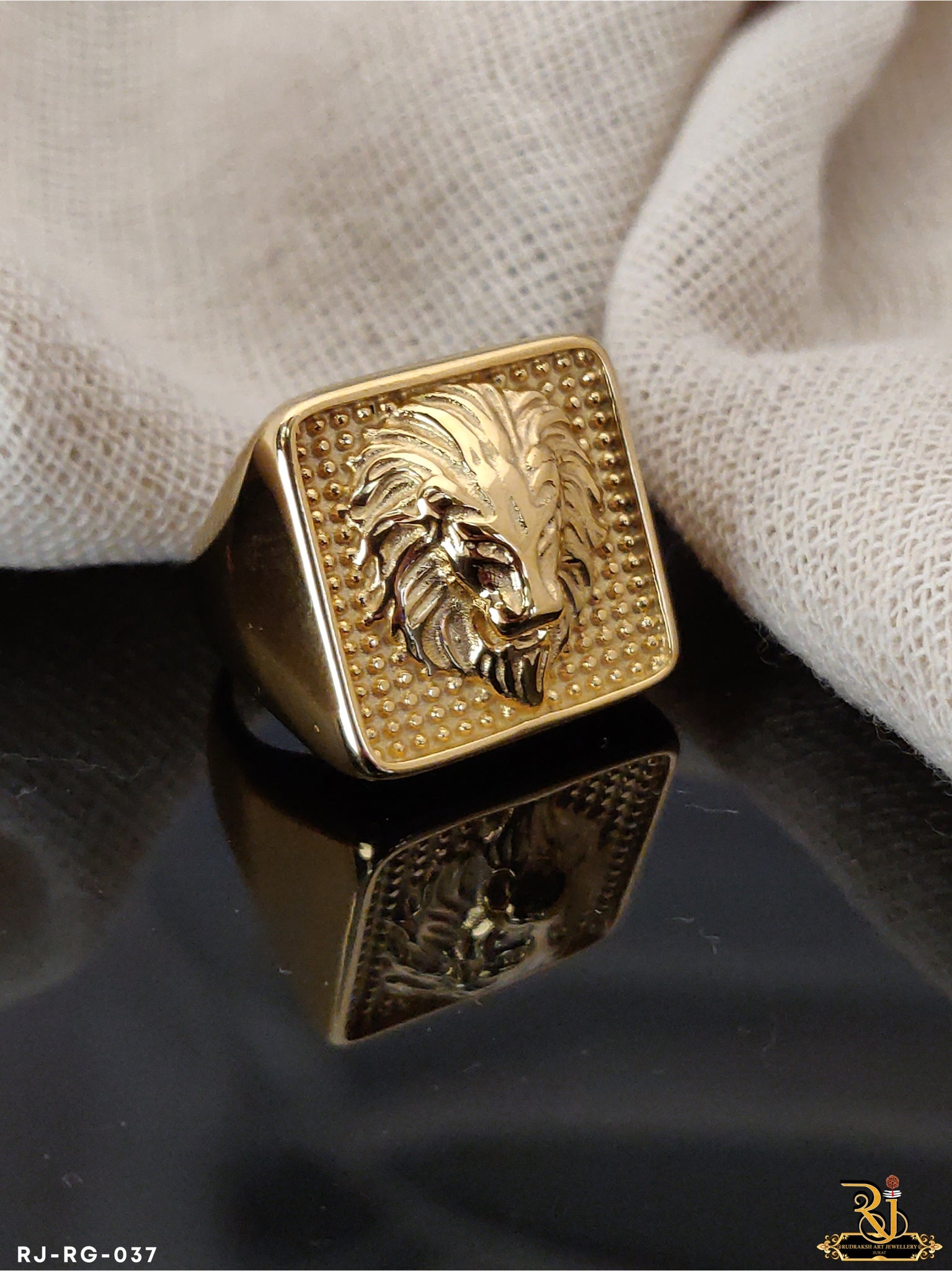 Yellow Chimes Rings for Men Lion Head Ring 316 Stainless Steel Never –  GlobalBees Shop