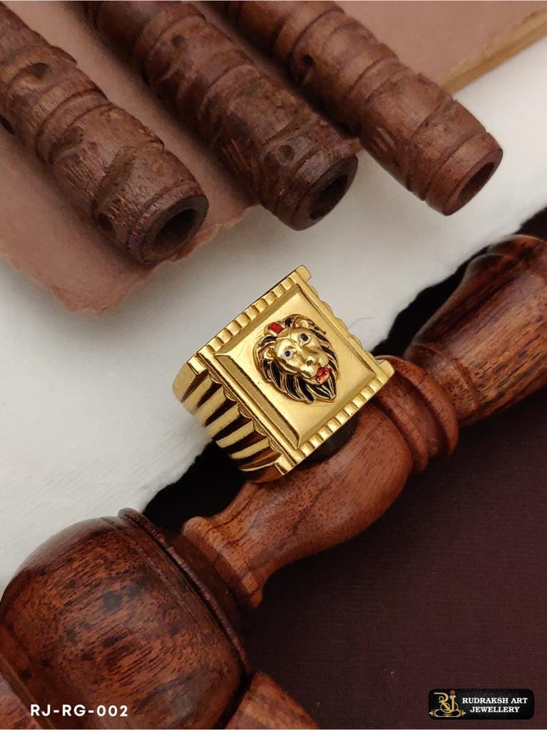 Buy Ashok Stambh Gold Ring | Ring | Shree Salasar Jewellers | JewelGravity