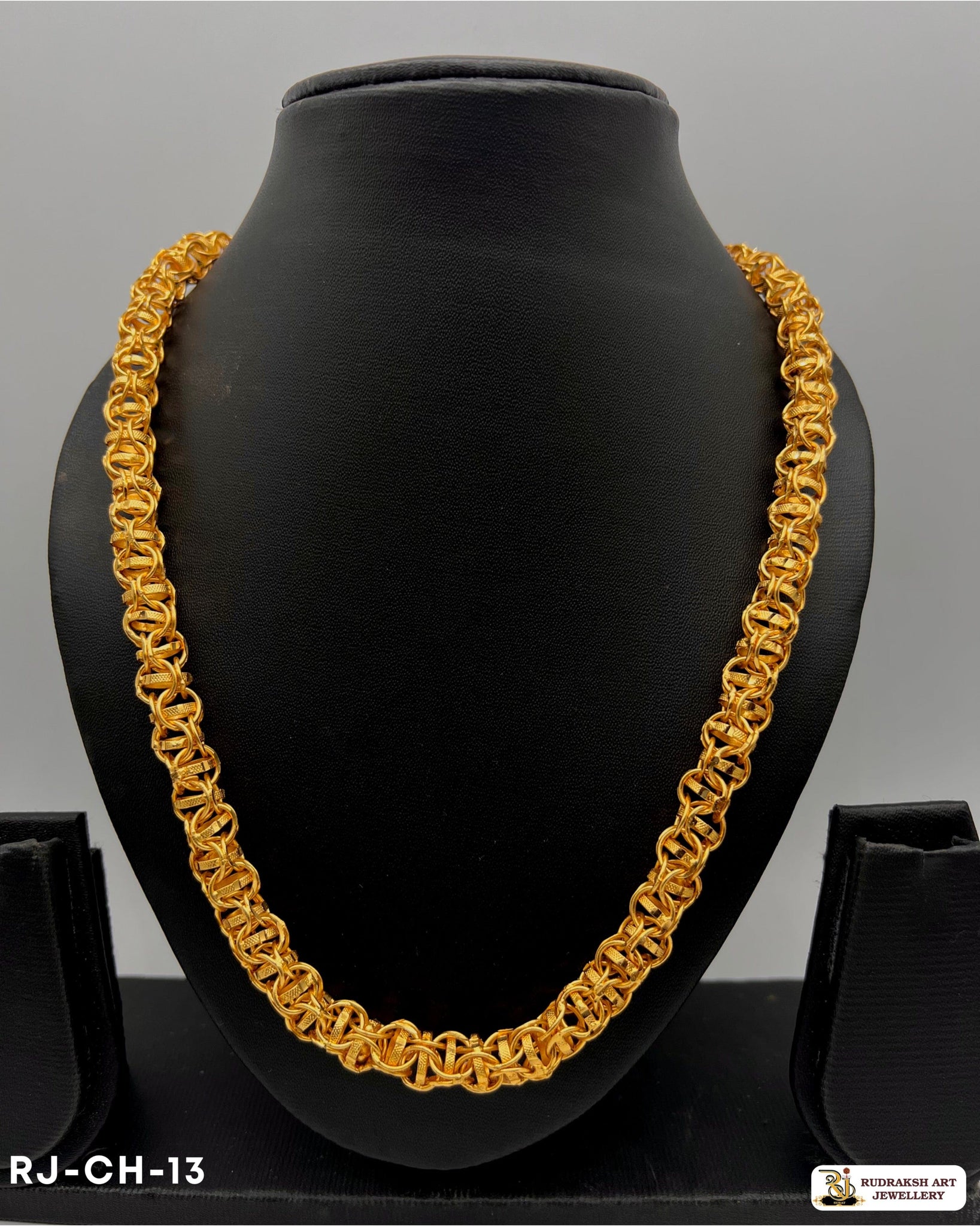 Exclusive Demanding of Round Kadi Chain for Men Rudraksh Art Jewellery